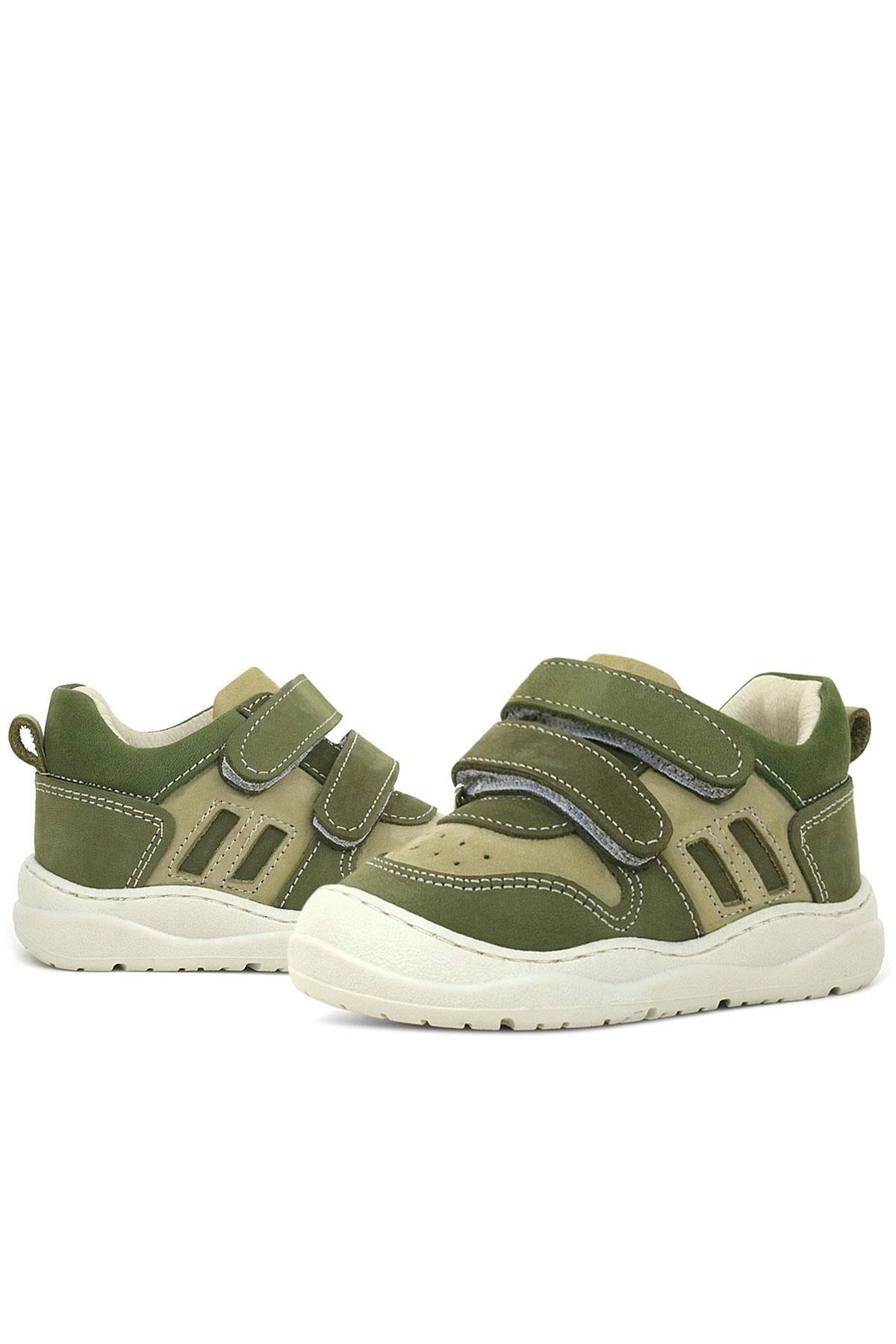 Rakerplus Schaggy Genuine Leather Khaki Baby Sports Shoes