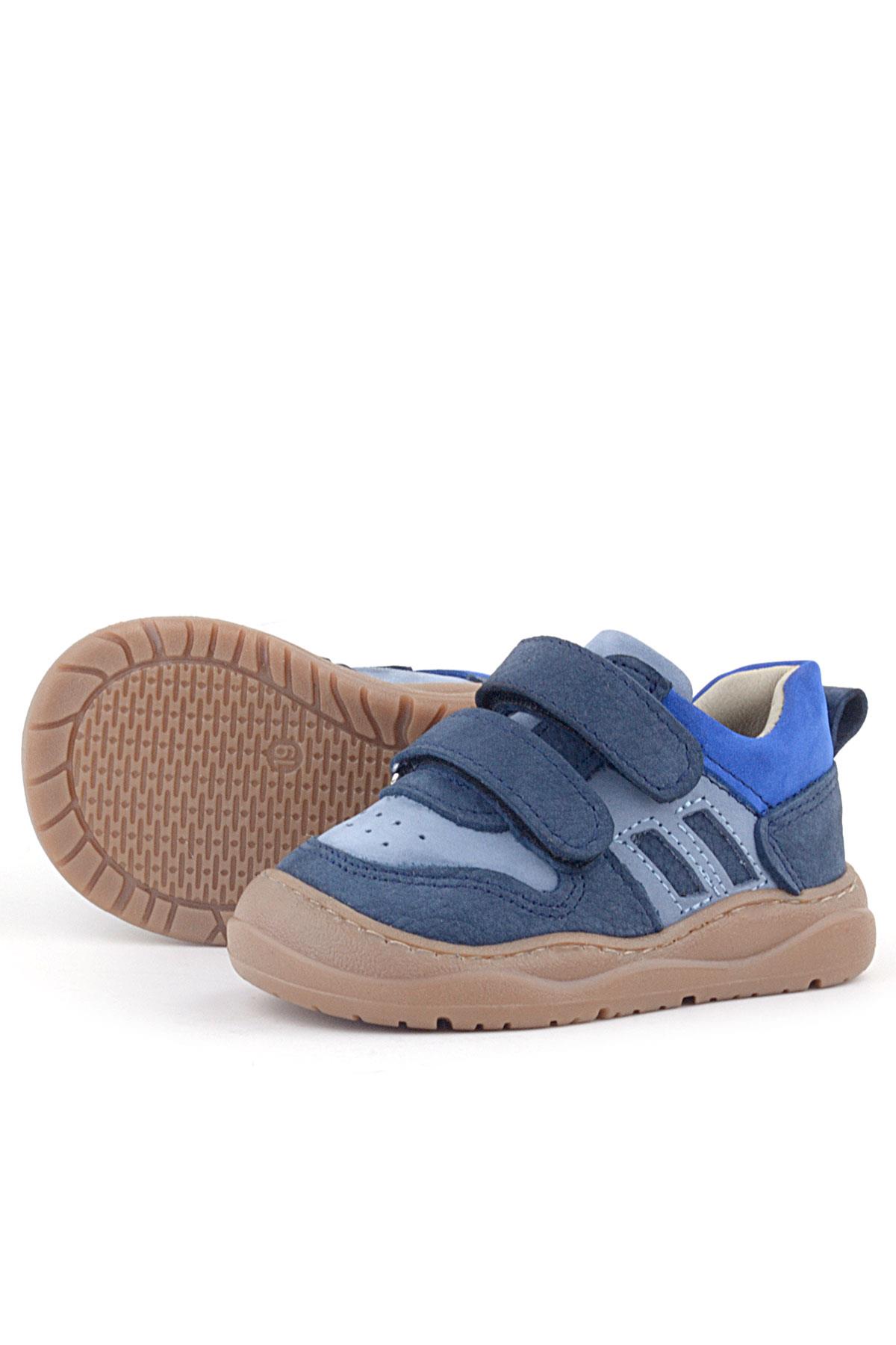Rakerplus Schaggy Genuine Leather Navy Blue Baby Sports Shoes