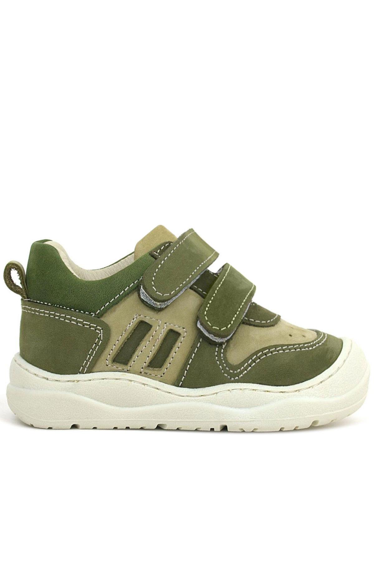 Rakerplus Schaggy Genuine Leather Khaki Baby Sports Shoes