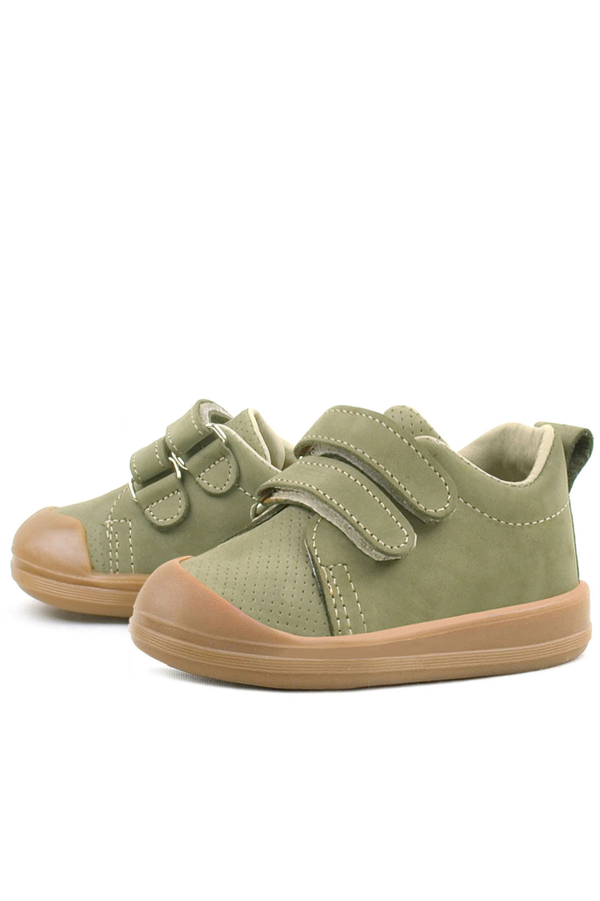 Rakerplus Sonic Hakiki Deri Haki Cırtlı Anatomik Bebek Spor Ayakkabı Sneaker