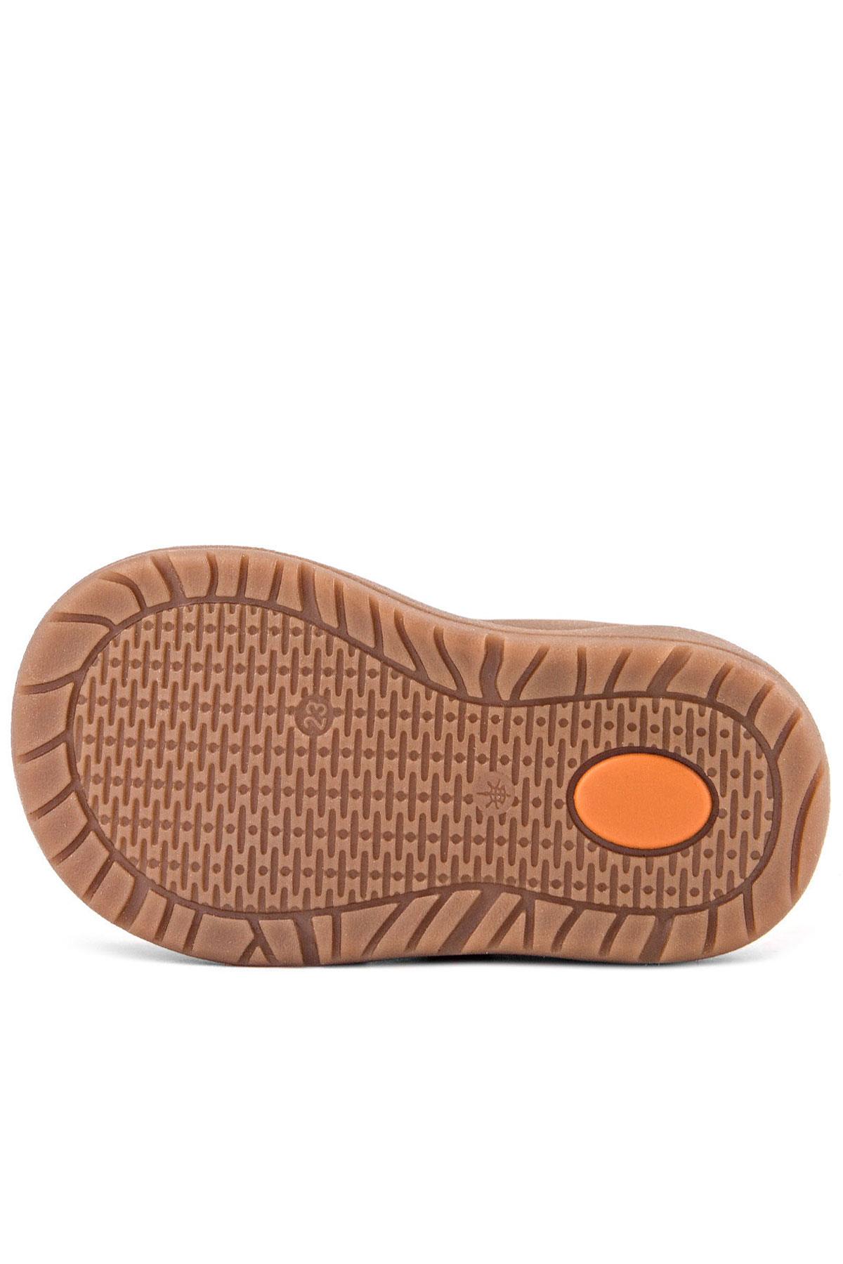 Rakerplus Schaggy Hakiki Deri Vizon Cırtlı Bebek Spor Ayakkabı