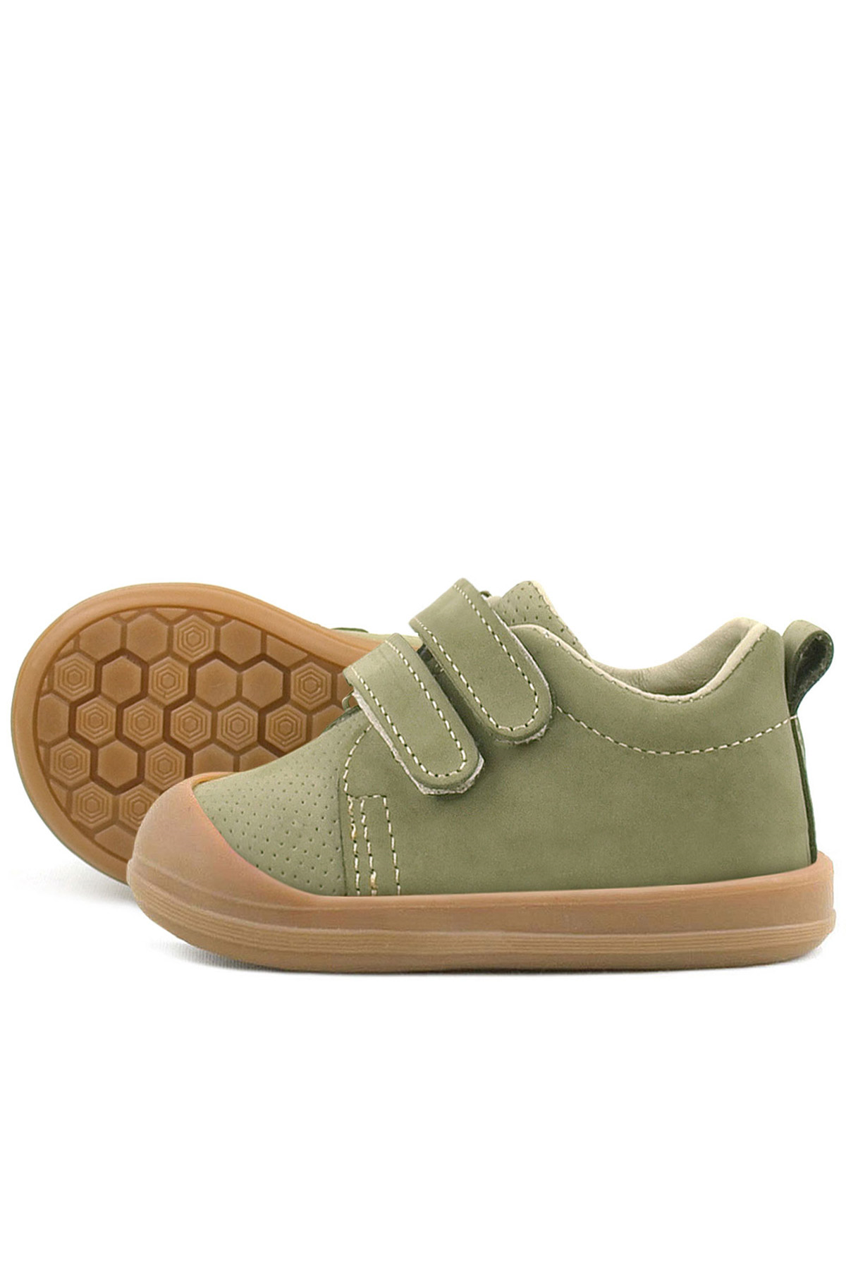 Rakerplus Sonic Hakiki Deri Haki Cırtlı Anatomik Bebek Spor Ayakkabı Sneaker