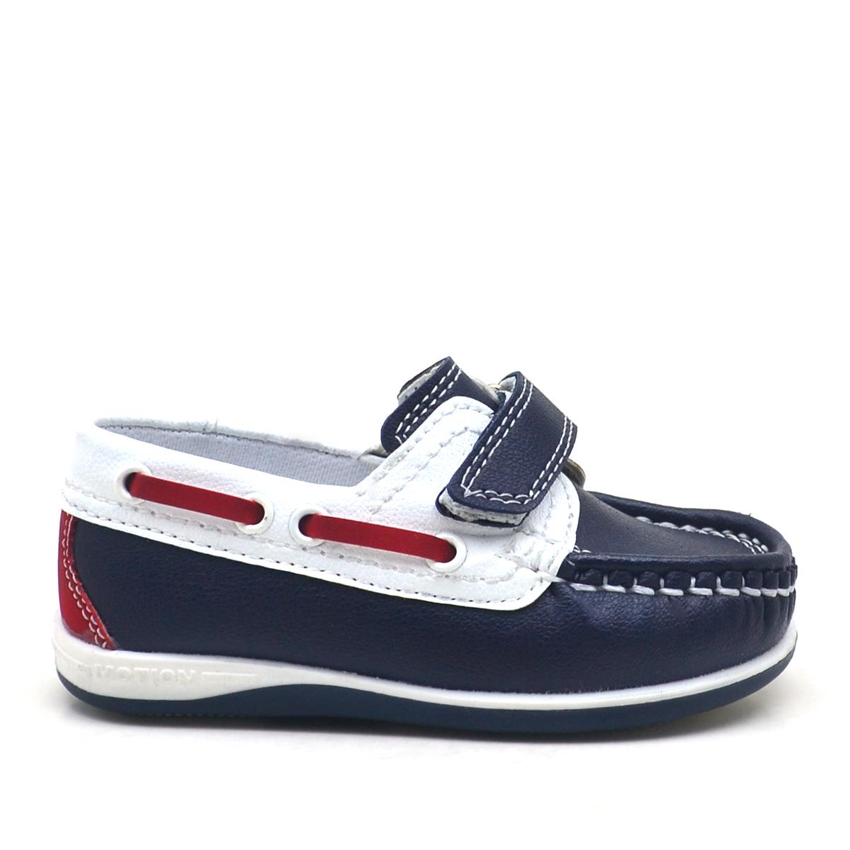 Rakerplus Feniks White Navy Blue Casual Men's Shoes for Infant