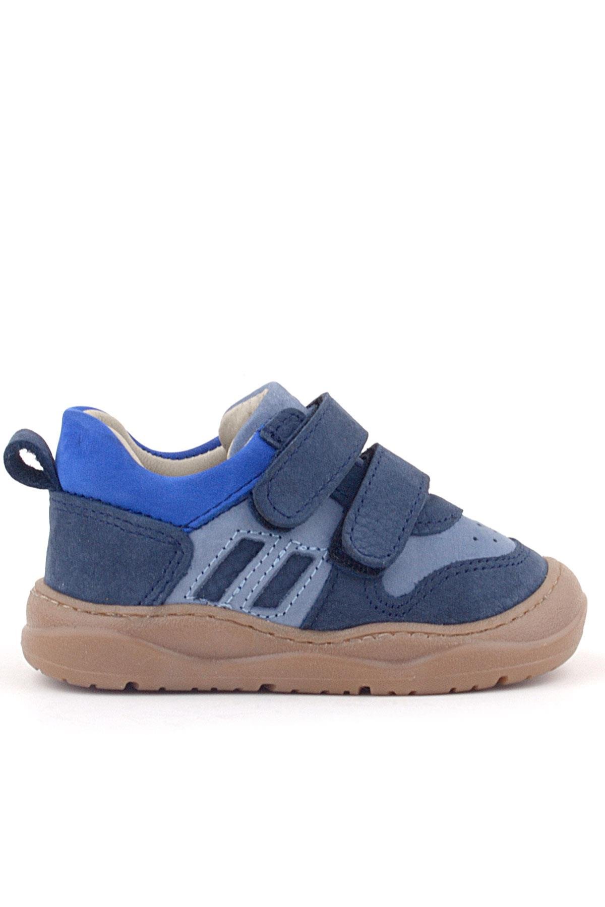 Rakerplus Schaggy Genuine Leather Navy Blue Baby Sports Shoes