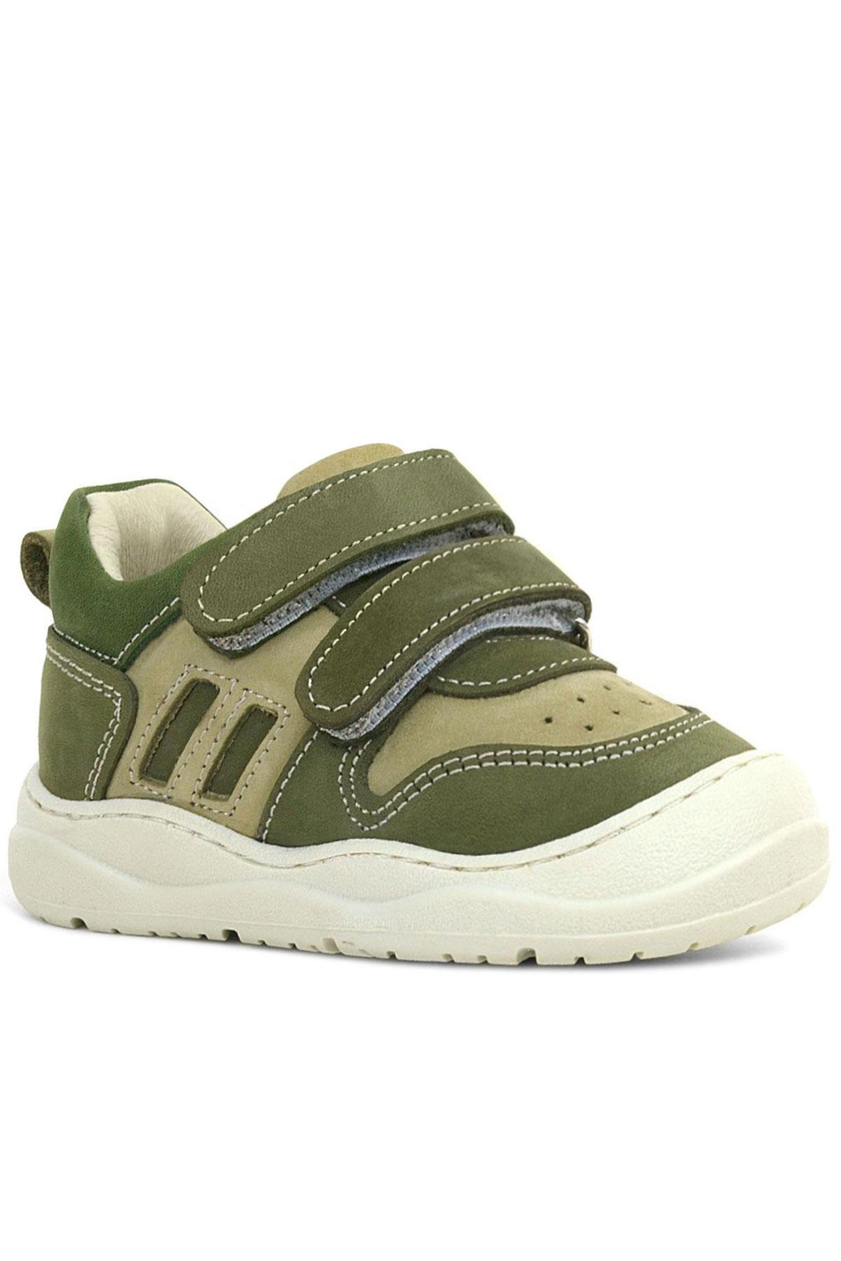 Rakerplus Schaggy Genuine Leather Khaki Baby Sports Shoes