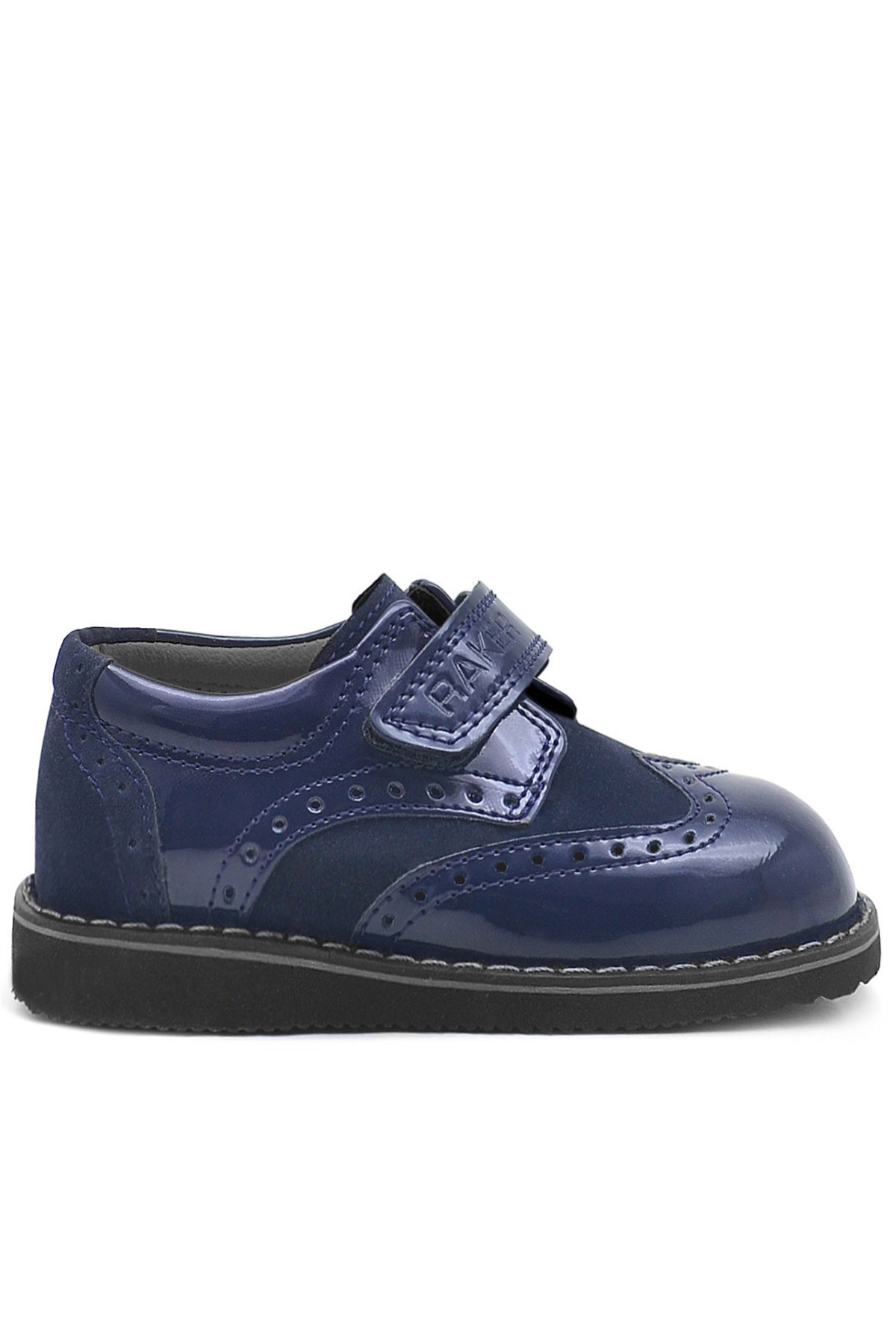 Rakerplus Patent Leather Tufted Hidra Banded Baby Shoes