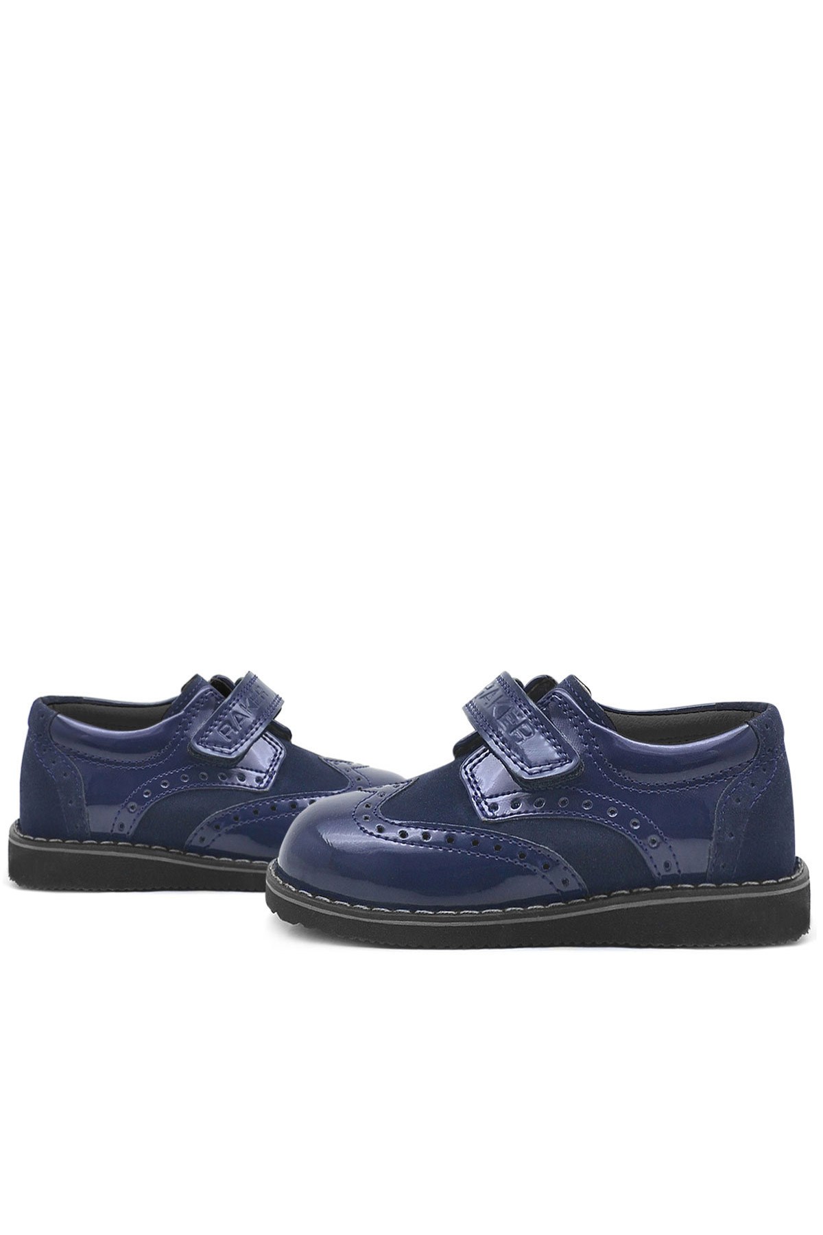 Rakerplus Patent Leather Tufted Hidra Banded Baby Shoes