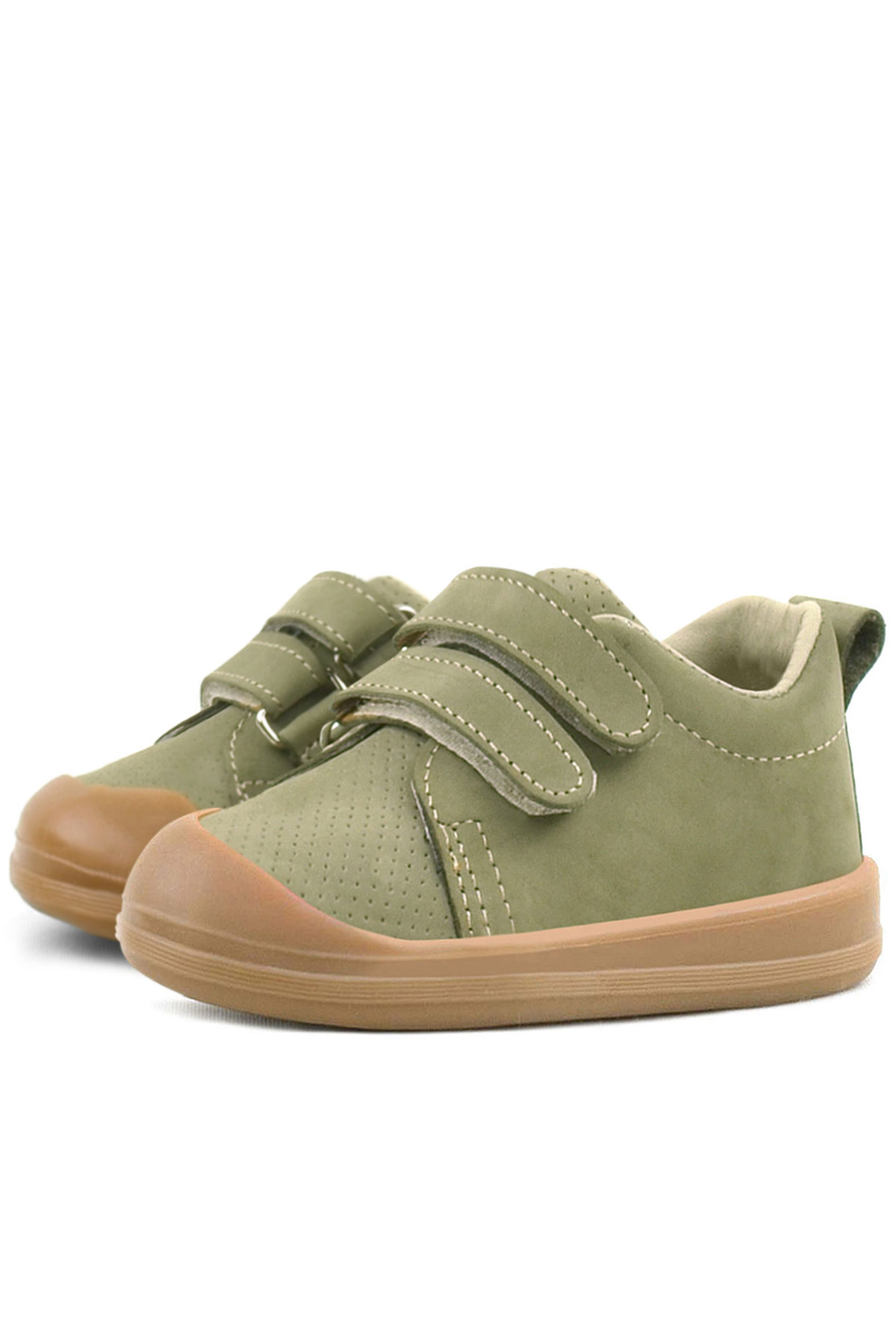 Rakerplus Sonic Hakiki Deri Haki Cırtlı Anatomik Bebek Spor Ayakkabı Sneaker