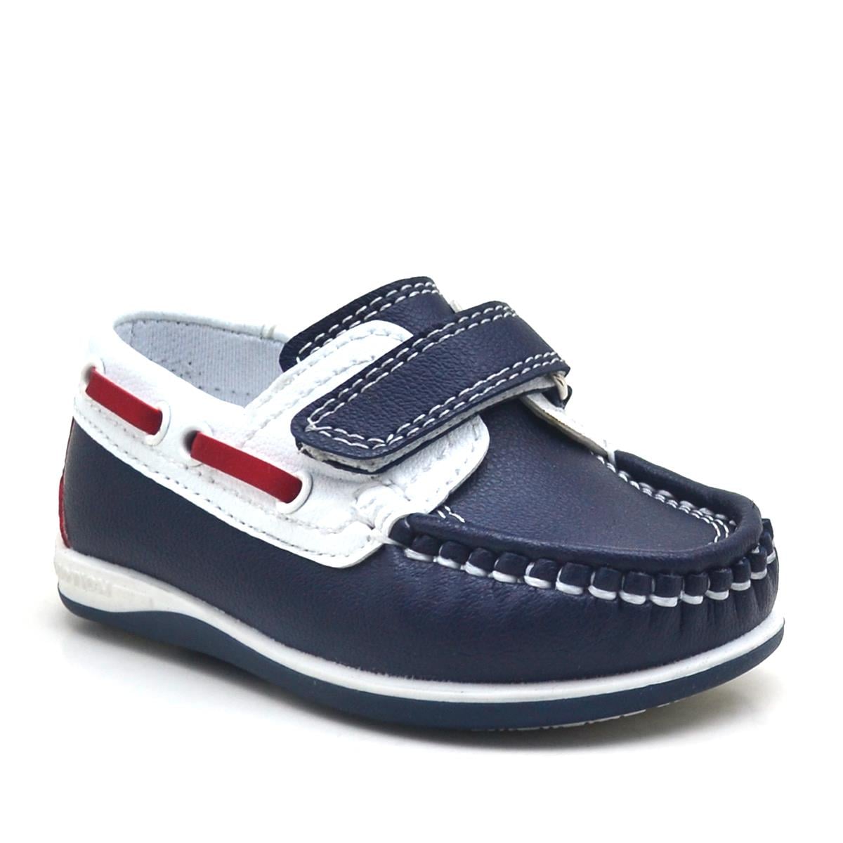 Rakerplus Feniks White Navy Blue Casual Men's Shoes for Infant
