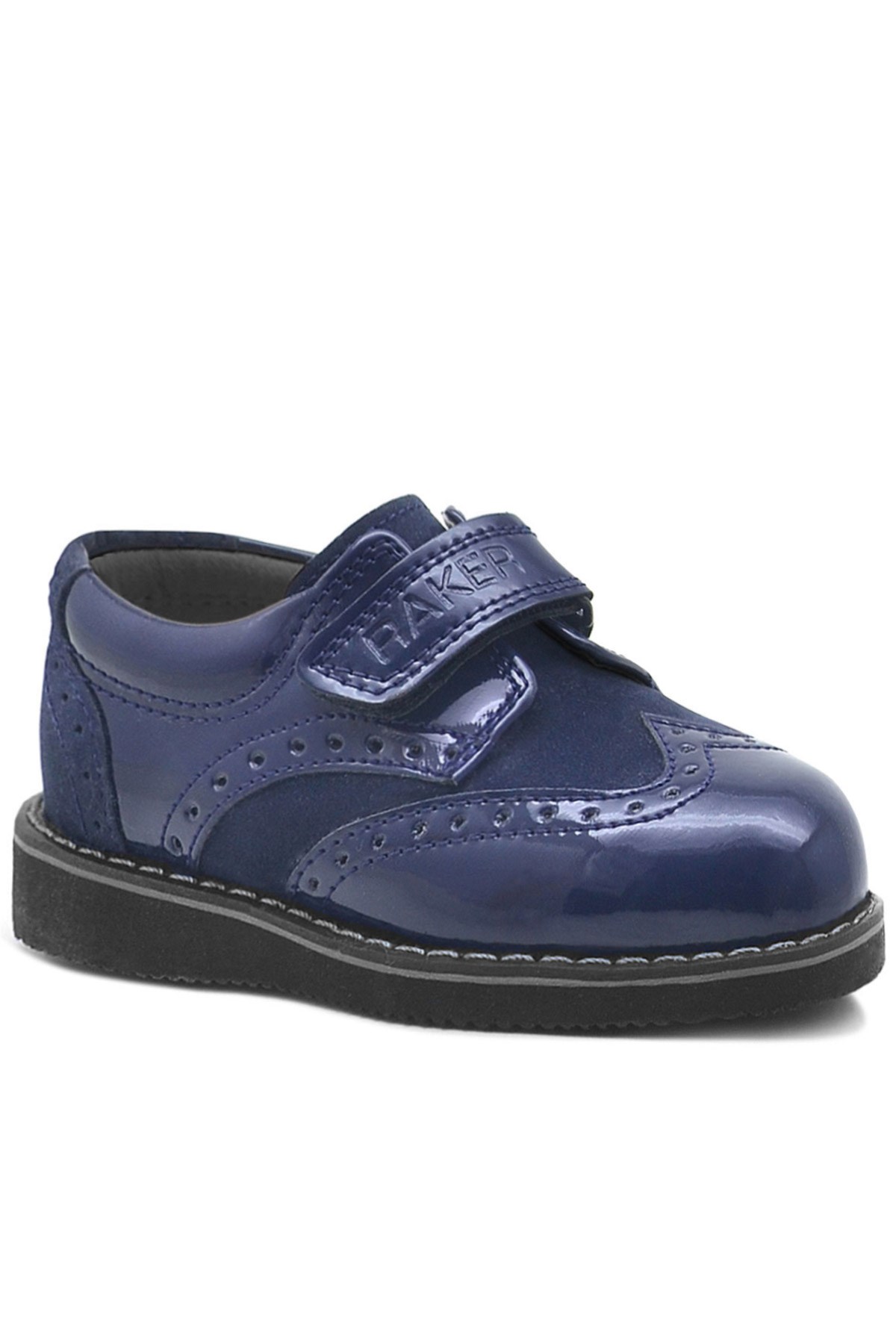 Rakerplus Patent Leather Tufted Hidra Banded Baby Shoes