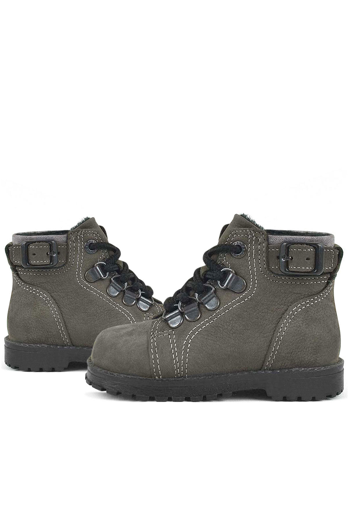 Rakerplus Griffon Genuine Leather Gray Baby Winter Boots