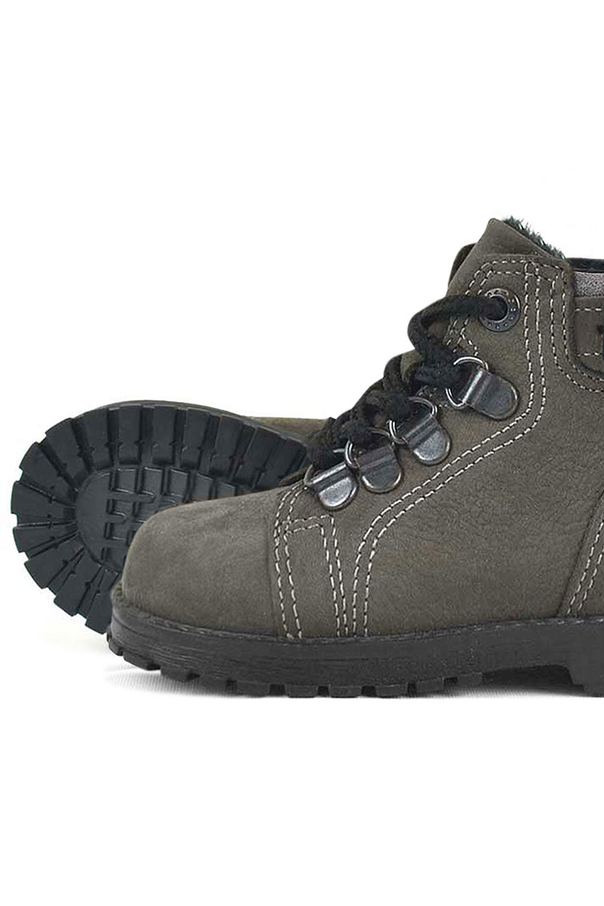 Rakerplus Griffon Genuine Leather Gray Baby Winter Boots