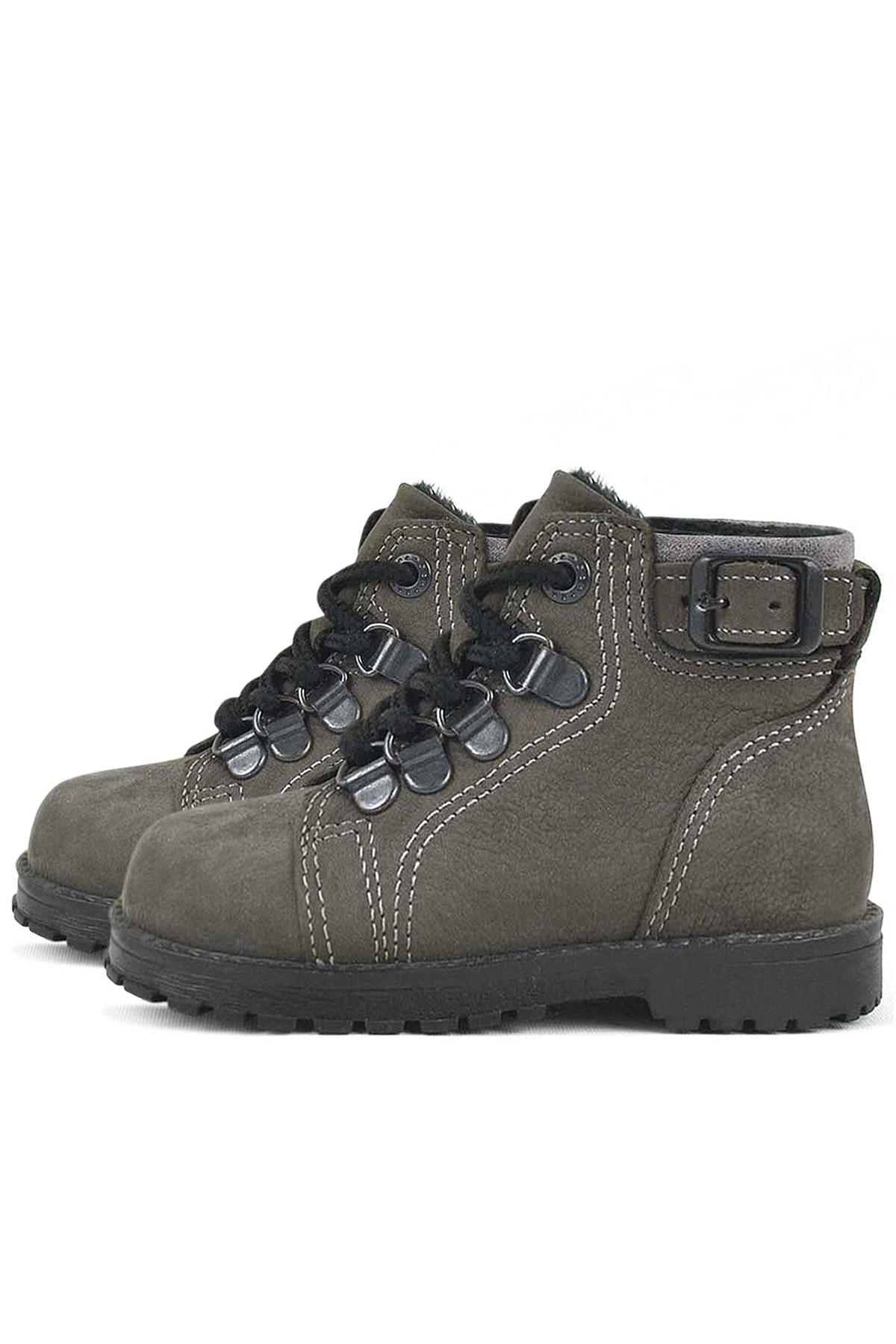 Rakerplus Griffon Genuine Leather Gray Baby Winter Boots