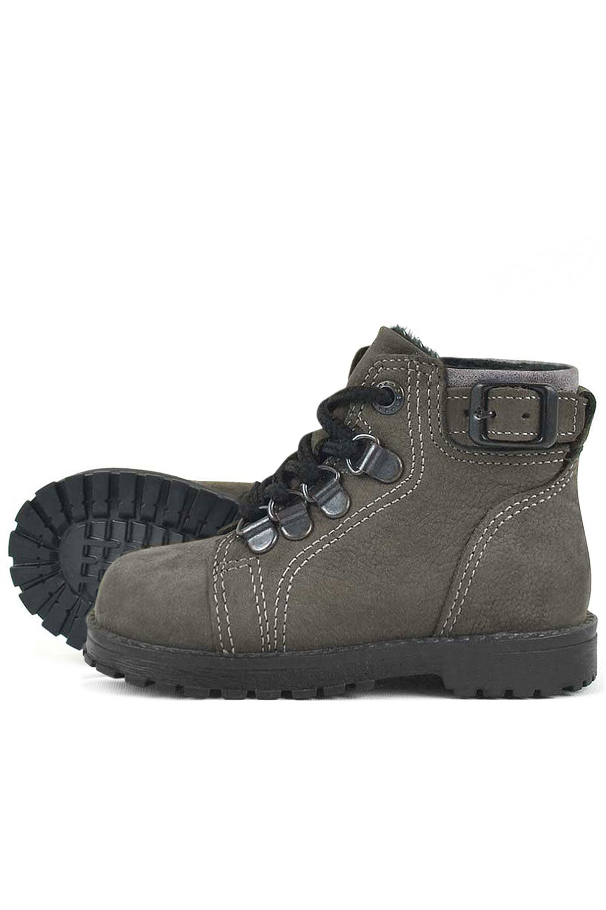 Rakerplus Griffon Genuine Leather Gray Baby Winter Boots