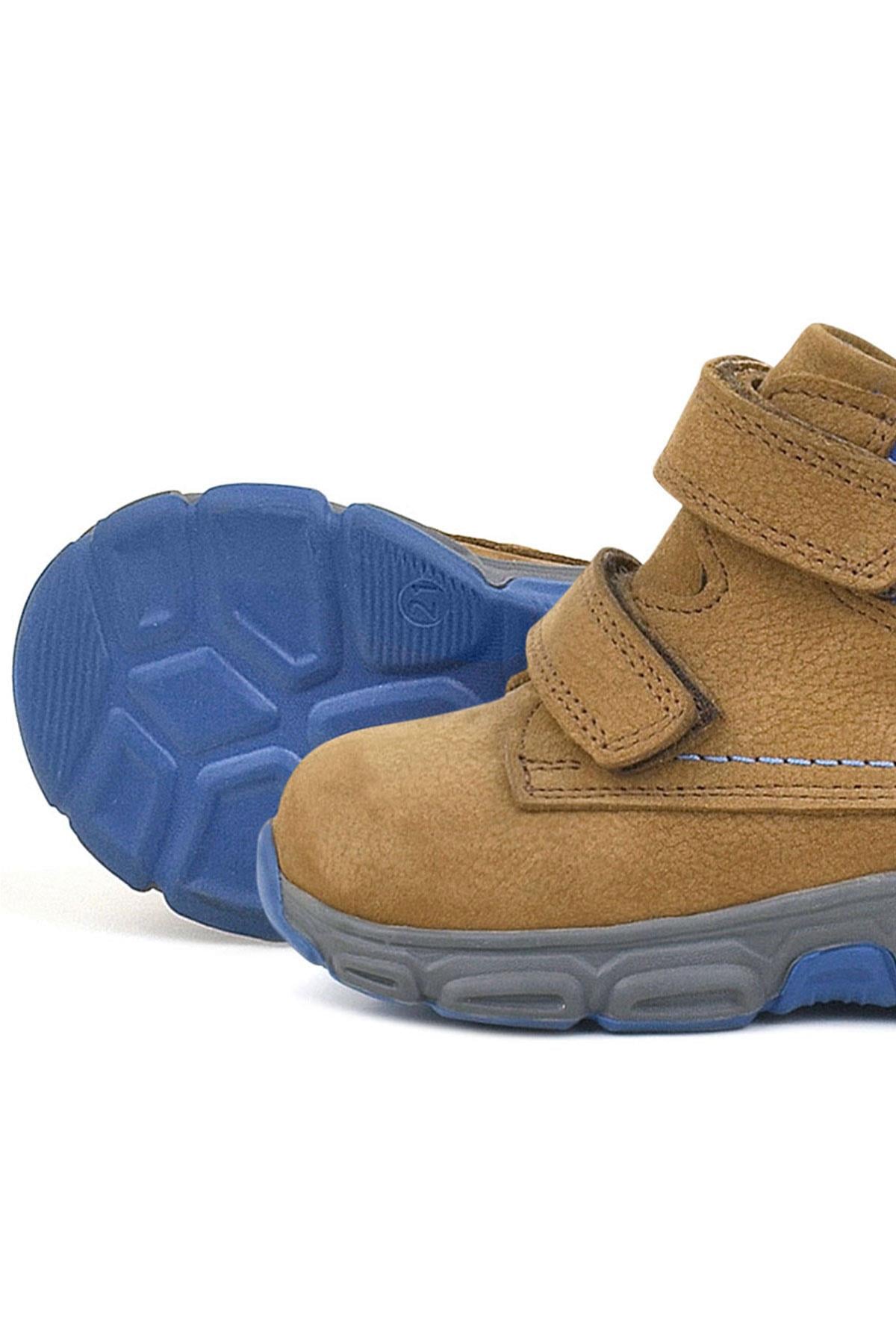 Rakerplus Genuine Leather Brown Nubuck Babies Sports Boots Shoes