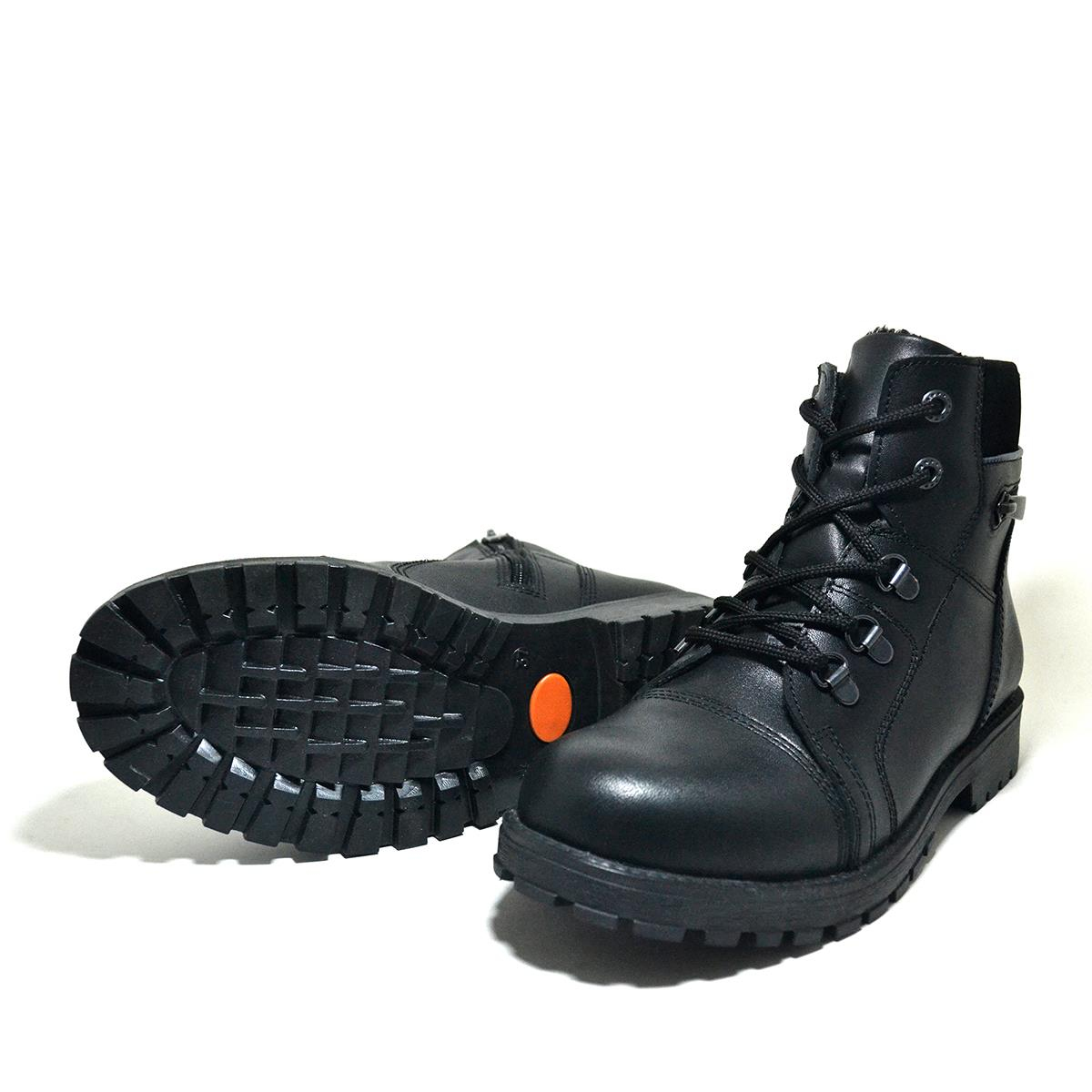 Rakerplus Minator Genuine Leather Zipper Snow Boots
