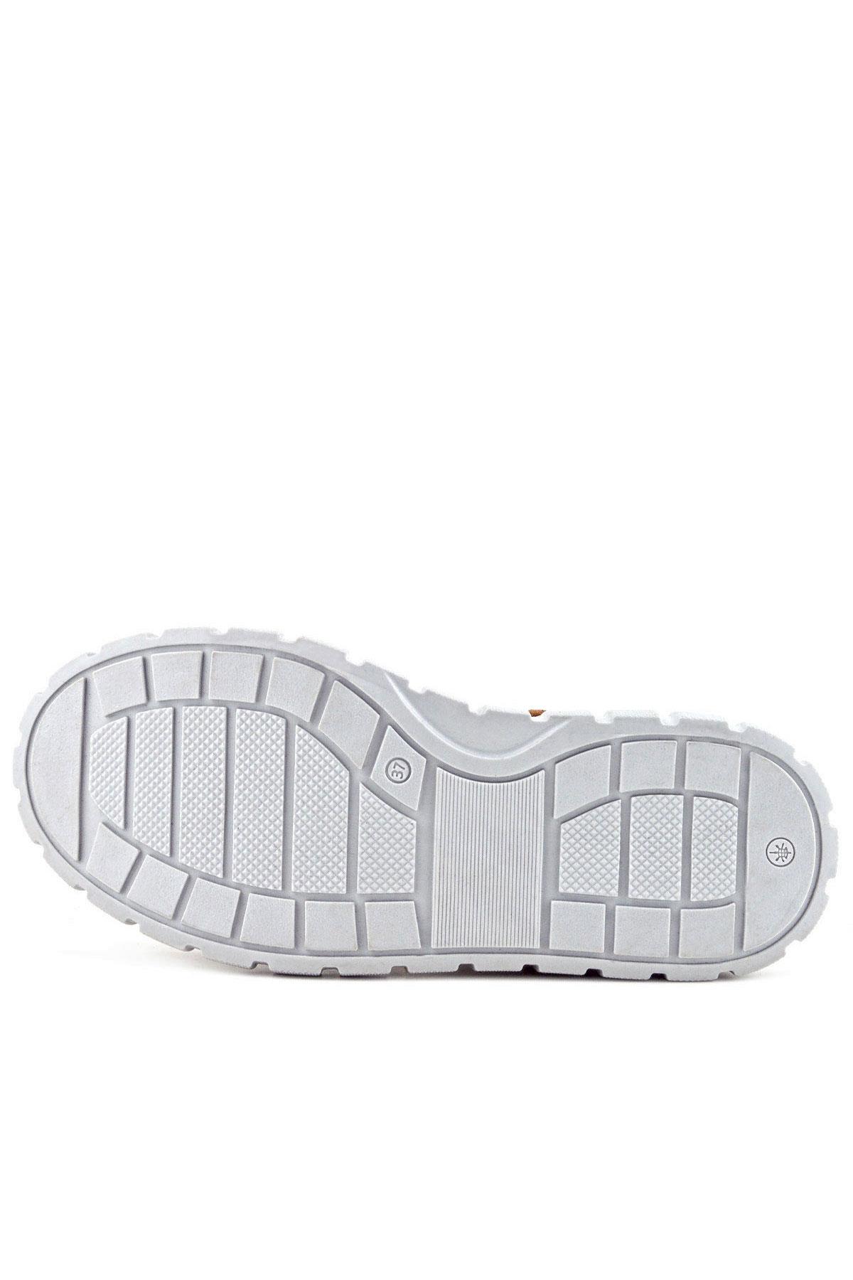 Rakerplus Hakiki Deri Sarı Siyah Fermuarlı Erkek Çocuk Bot