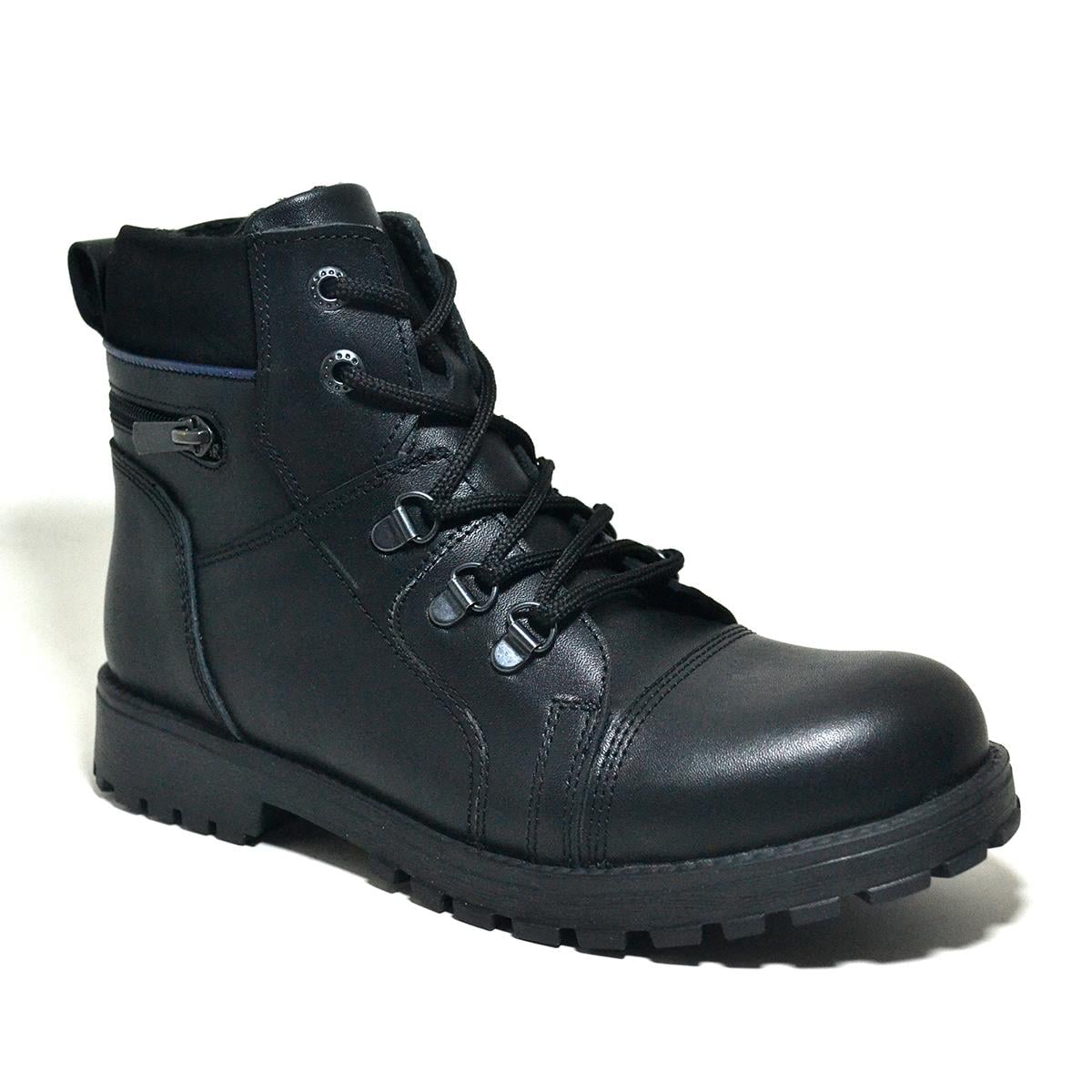 Rakerplus Minator Genuine Leather Zipper Snow Boots