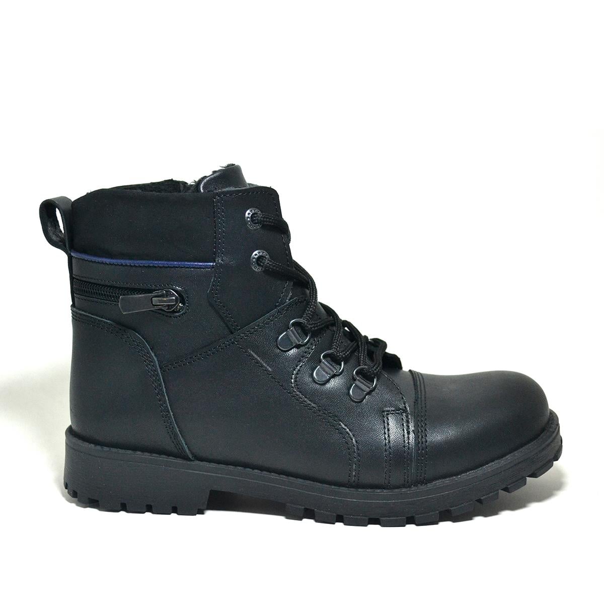 Rakerplus Minator Genuine Leather Zipper Snow Boots