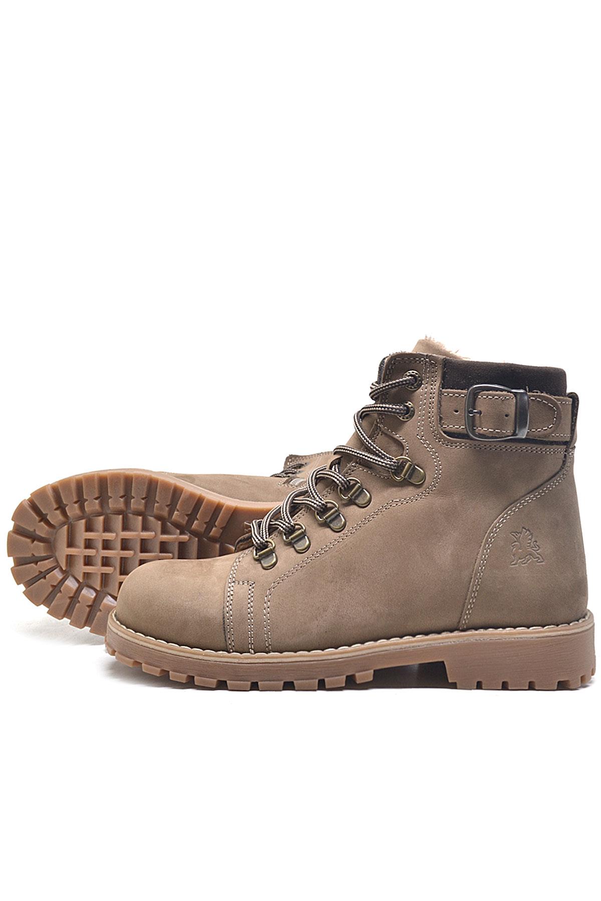 Rakerplus Griffon Hakiki Deri Vizon Fermuarlı Çocuk Bot