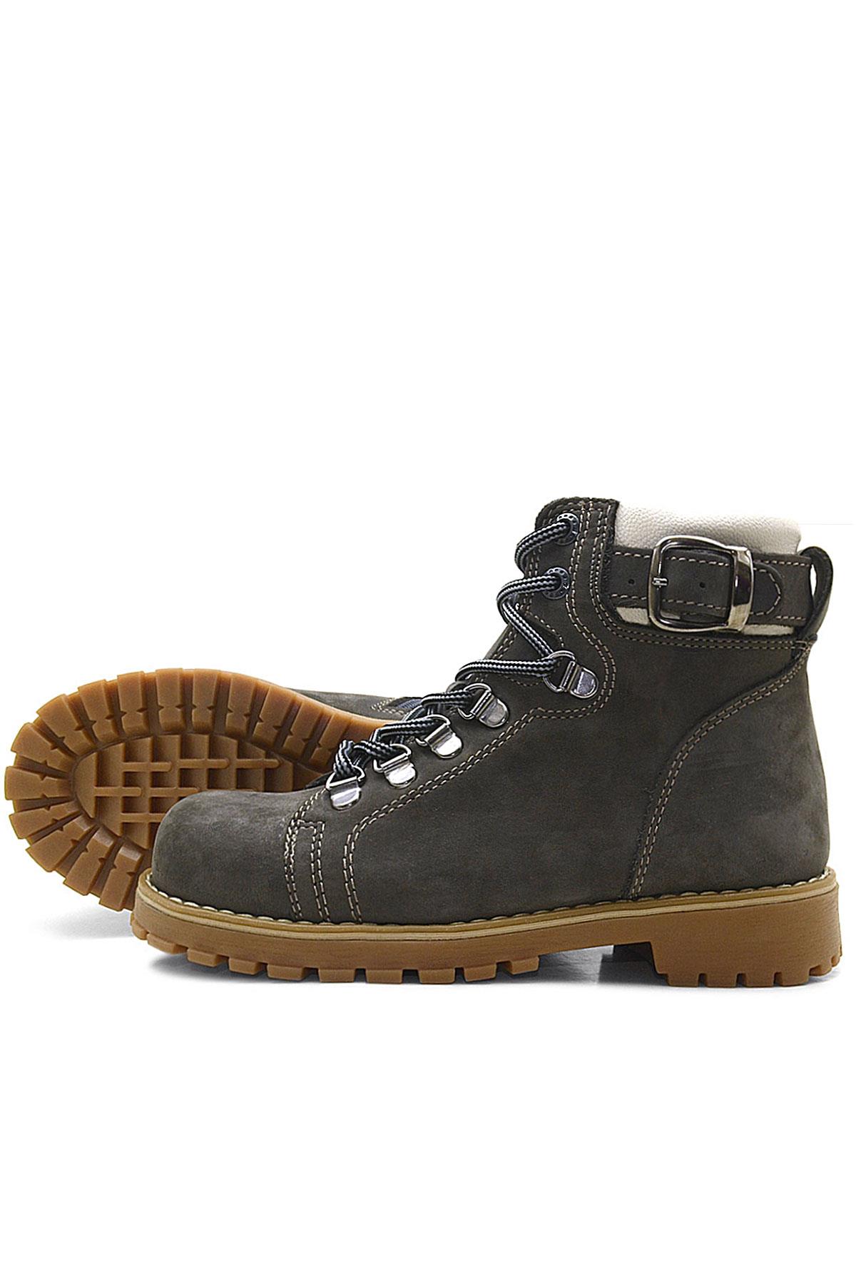 Rakerplus Griffon Hakiki Deri Fermuarlı Kışlık Unisex Çocuk Bot