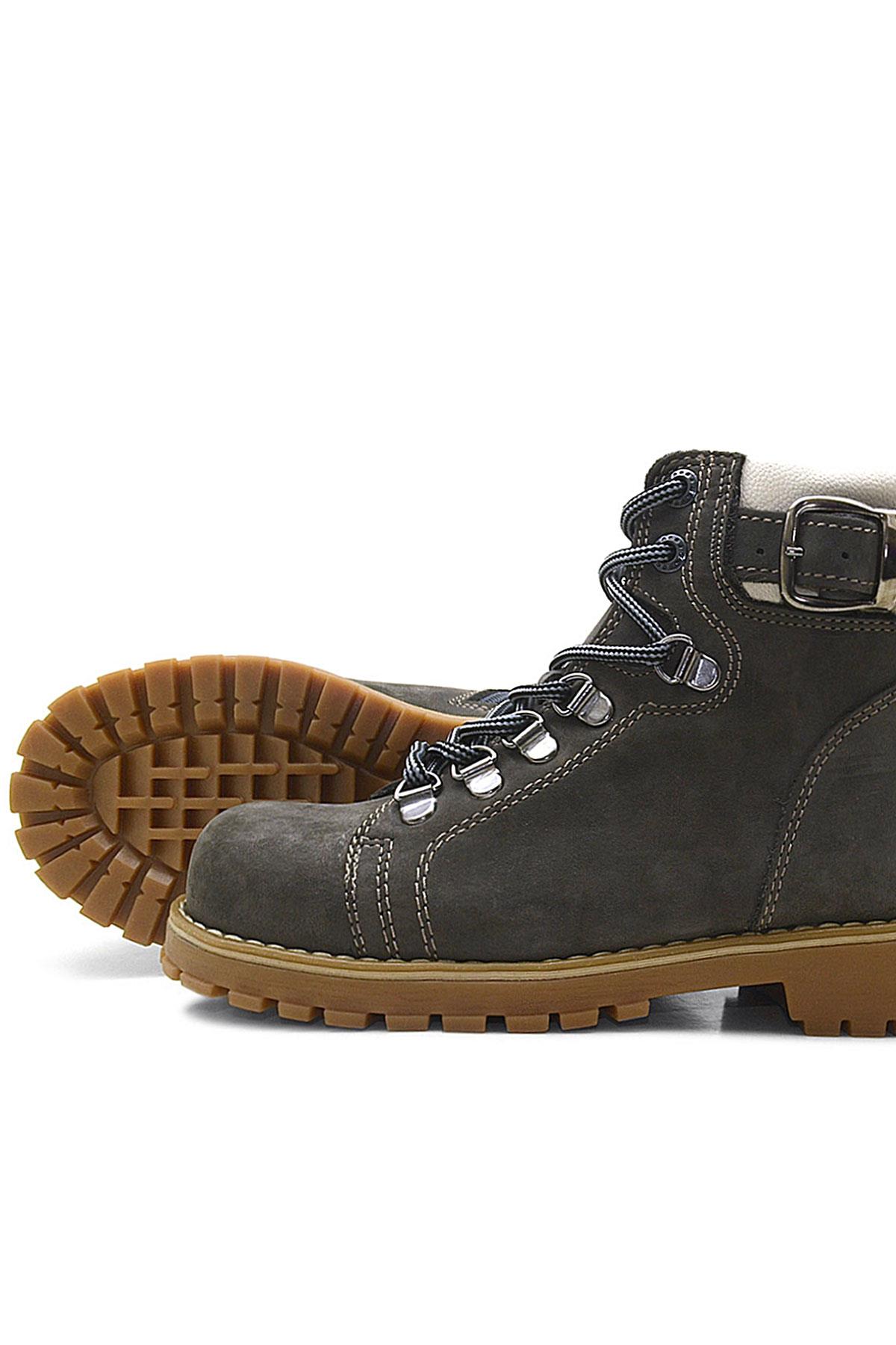 Rakerplus Griffon Hakiki Deri Fermuarlı Kışlık Unisex Çocuk Bot