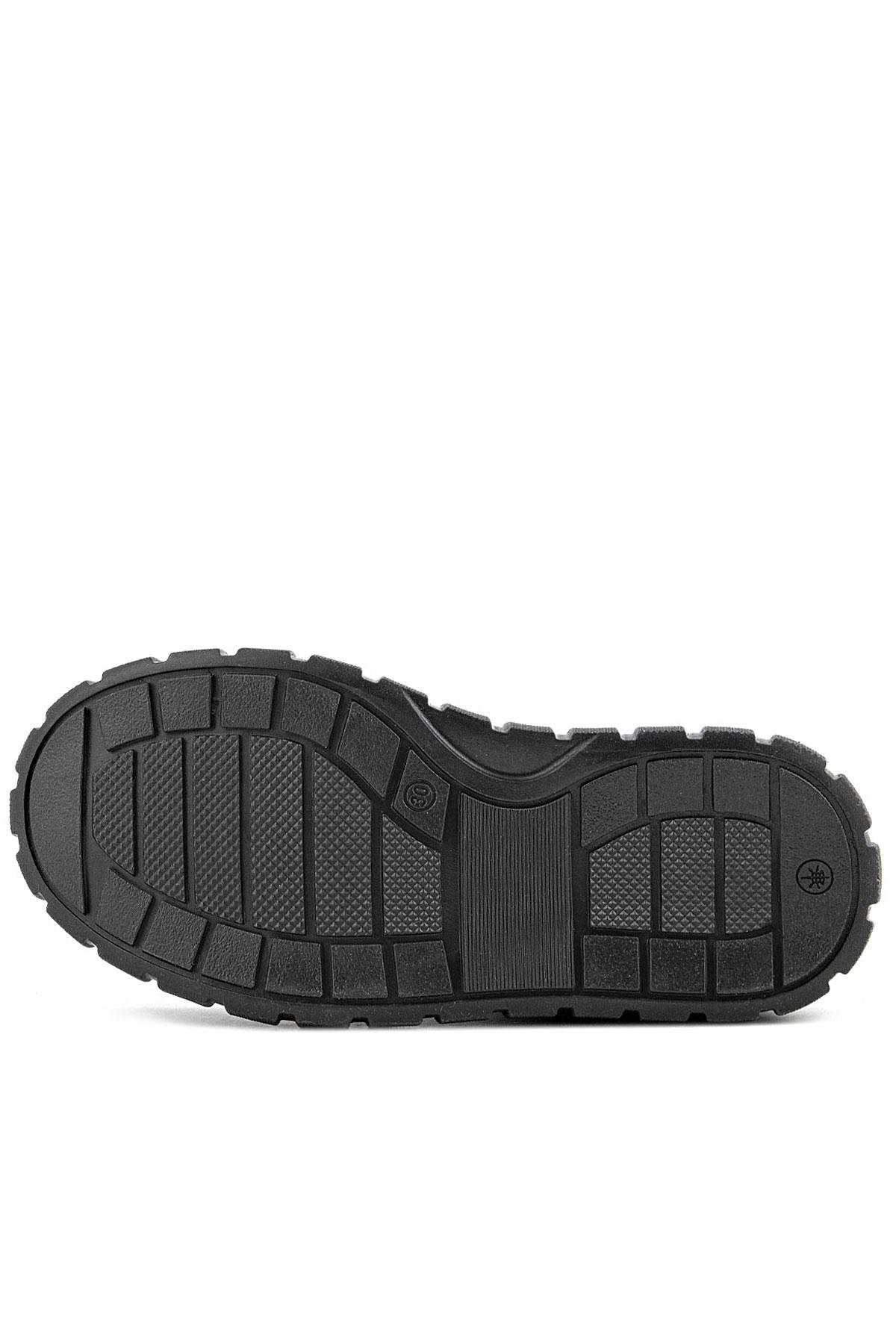 Rakerplus Hakiki Deri Haki Yeşil Fermuarlı Erkek Çocuk Bot