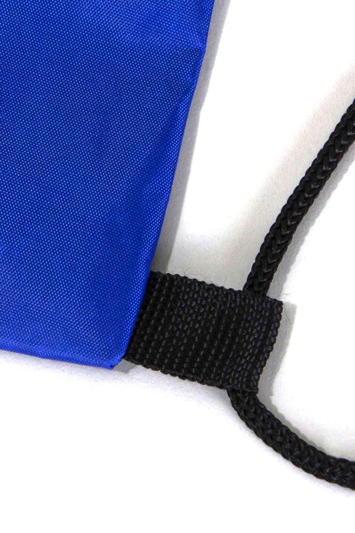 Rakerplus Saks Mavi 32x45 cm Su Geçirmez Büzgülü Krampon ve Spor Çantası