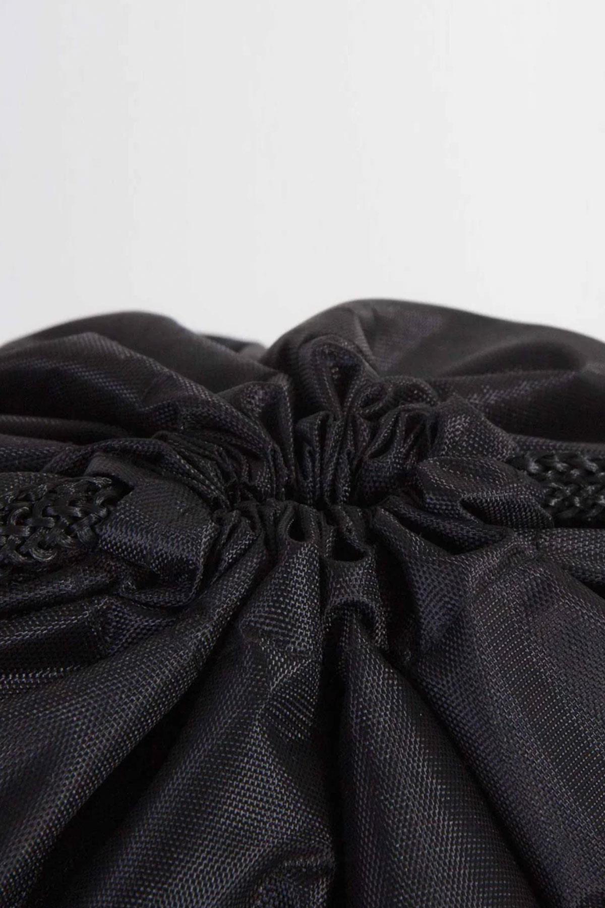 Rakerplus Siyah 32x45 cm Su Geçirmez Büzgülü Krampon ve Spor Çantası