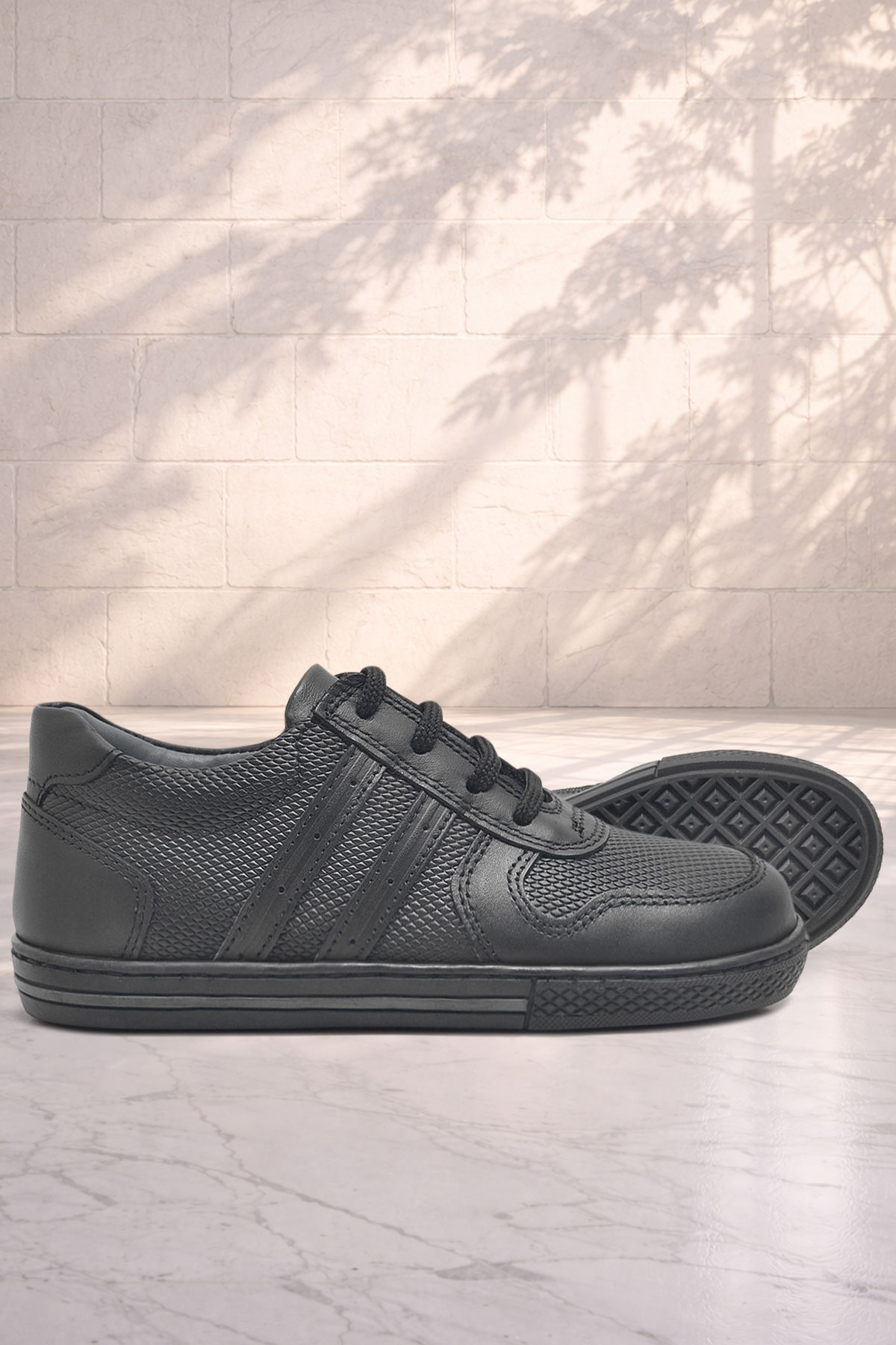 Rakerplus Hakiki Deri Günlük Erkek Çocuk Okul Ayakkabısı