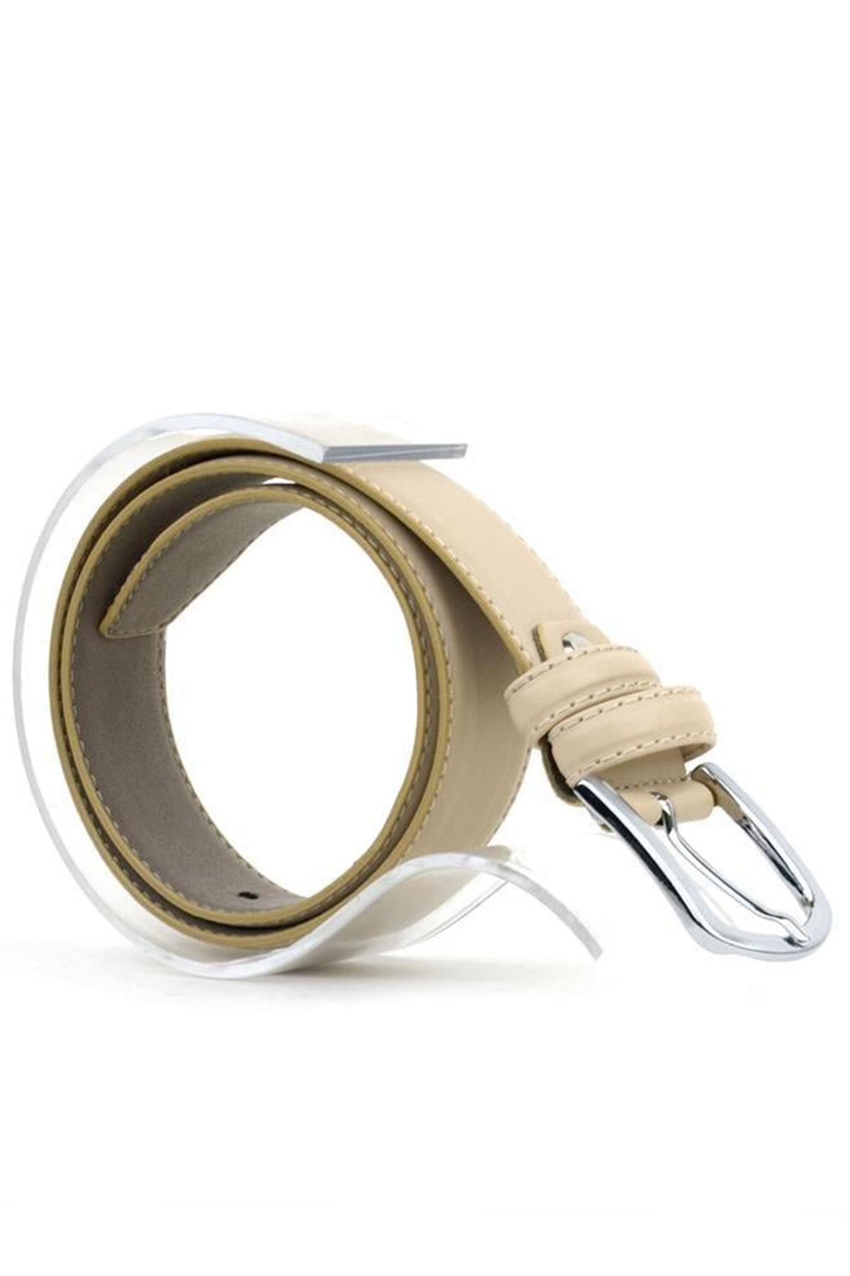 Rakerplus Krem 3 cm Erkek Çocuk Kemeri (80-100cm)