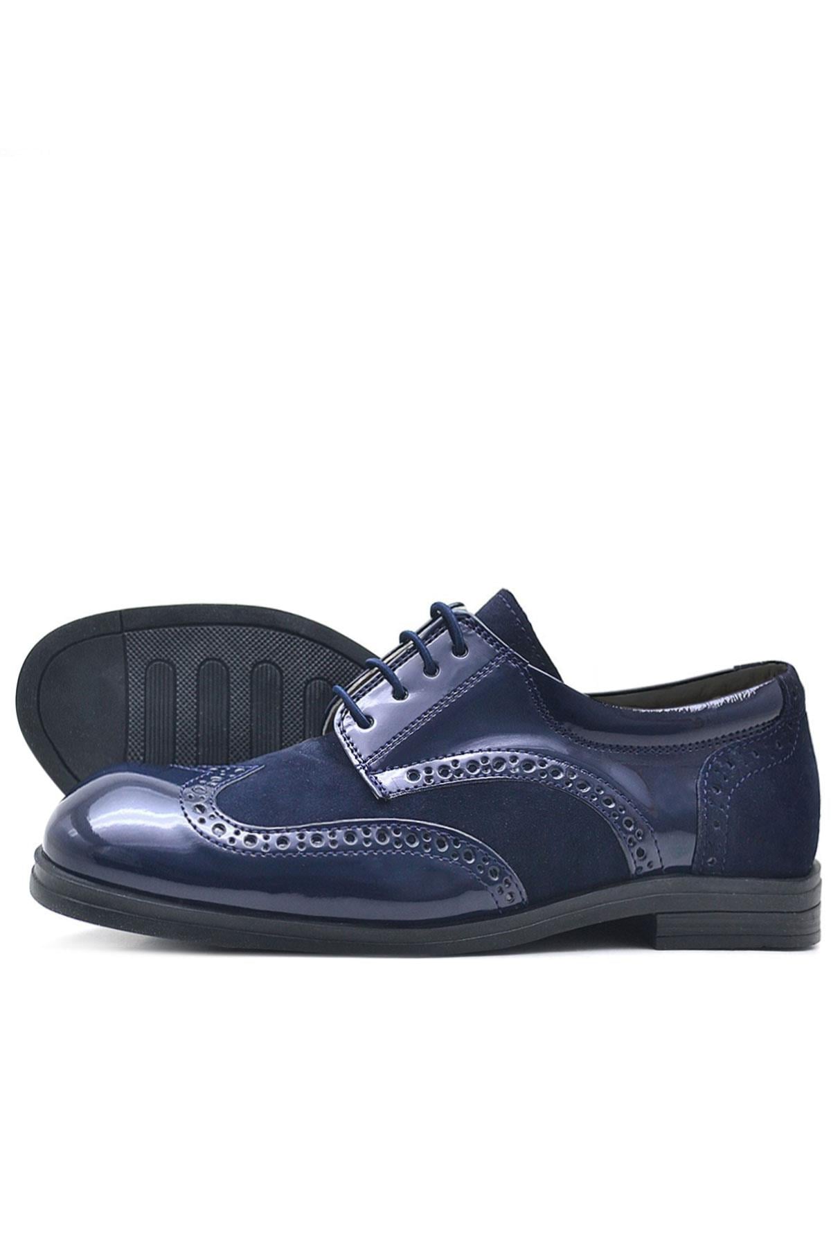 Rakerplus Titan Formal Patent Leather Young School Boys Shoes