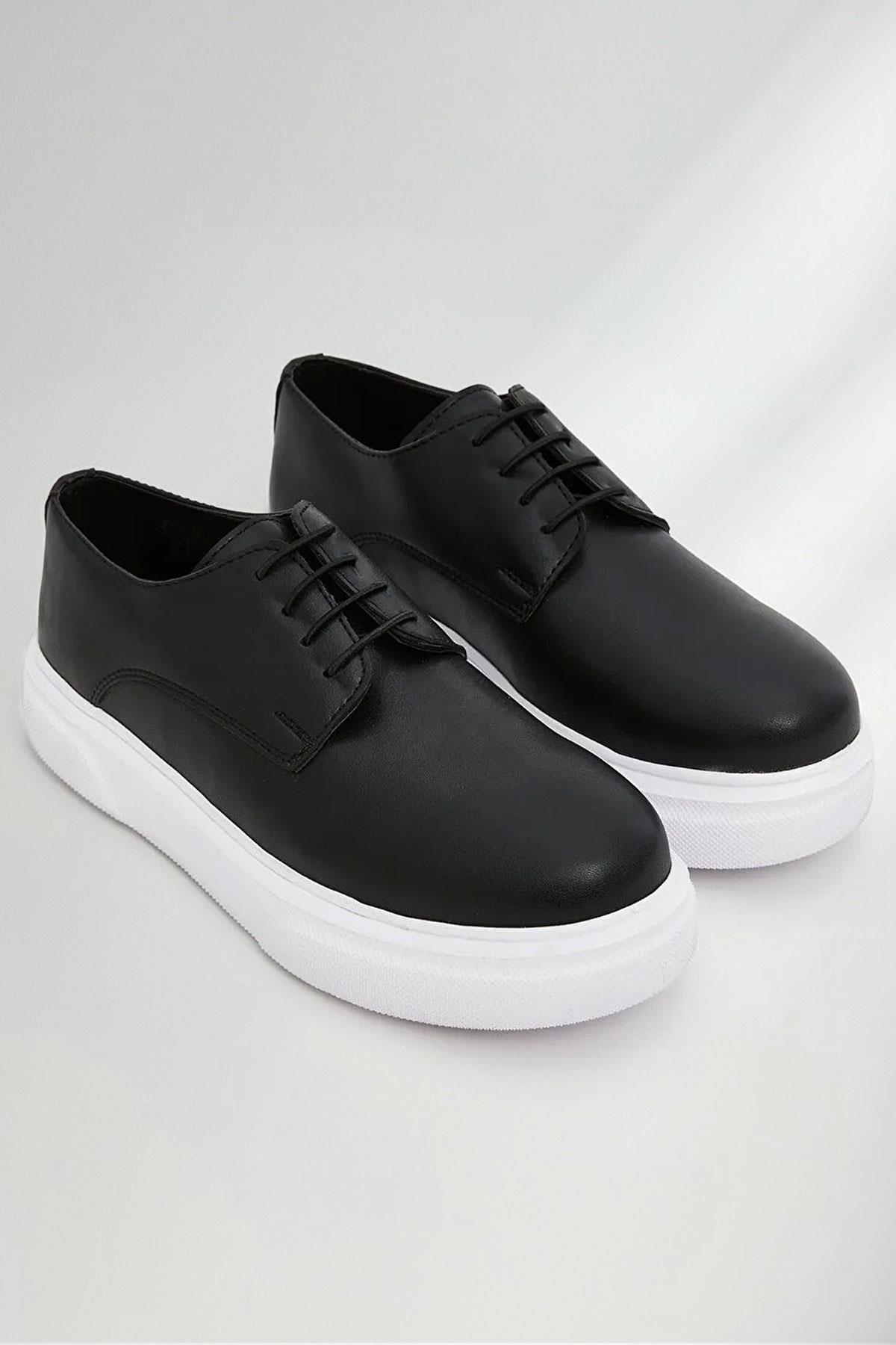 Rakerplus Derby Black Matte Classic Shoes For Boys