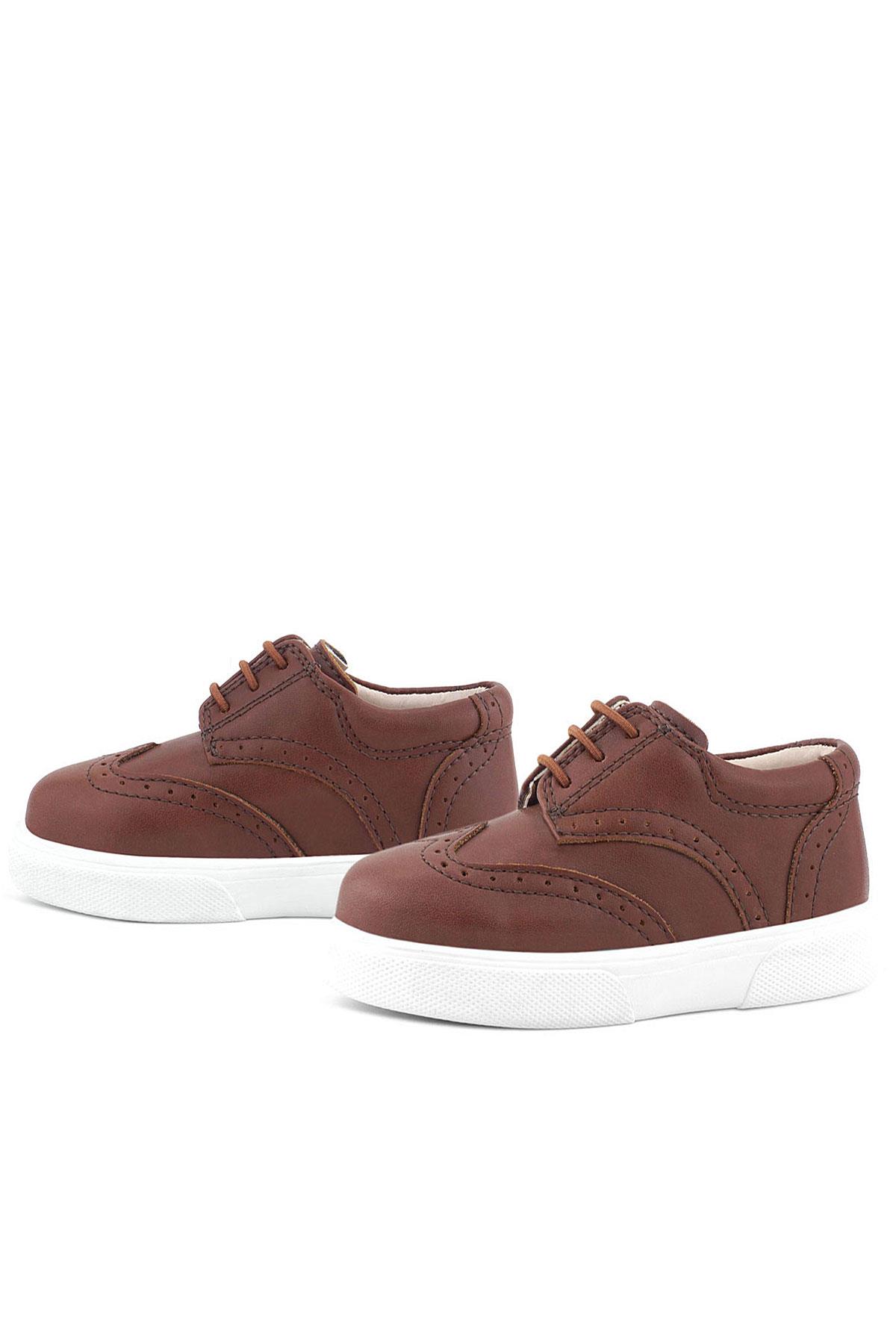 Rakerplus Tabac White Sole Oxford Boys Classic Shoes