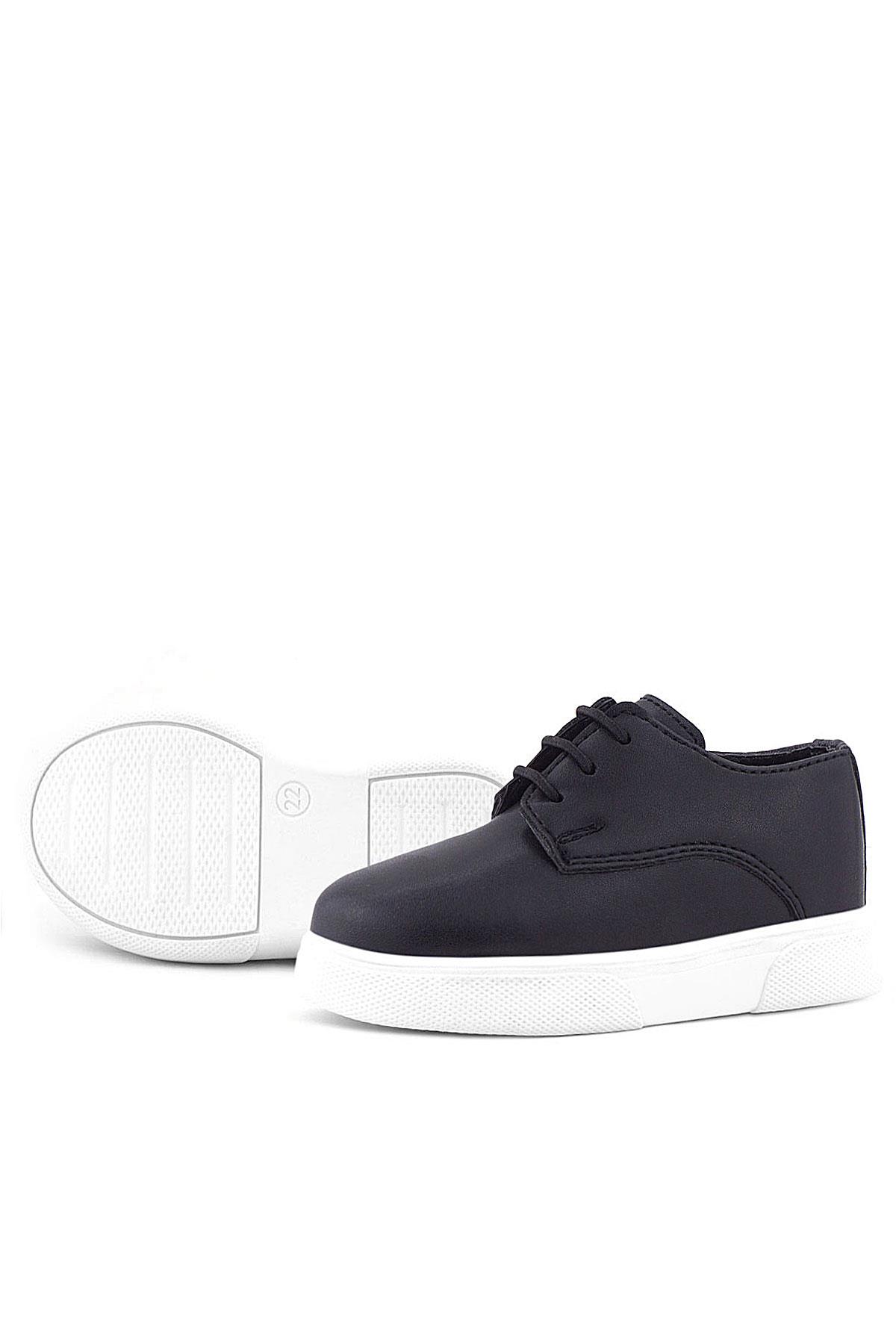 Rakerplus Derby Black Matte Classic Shoes For Boys