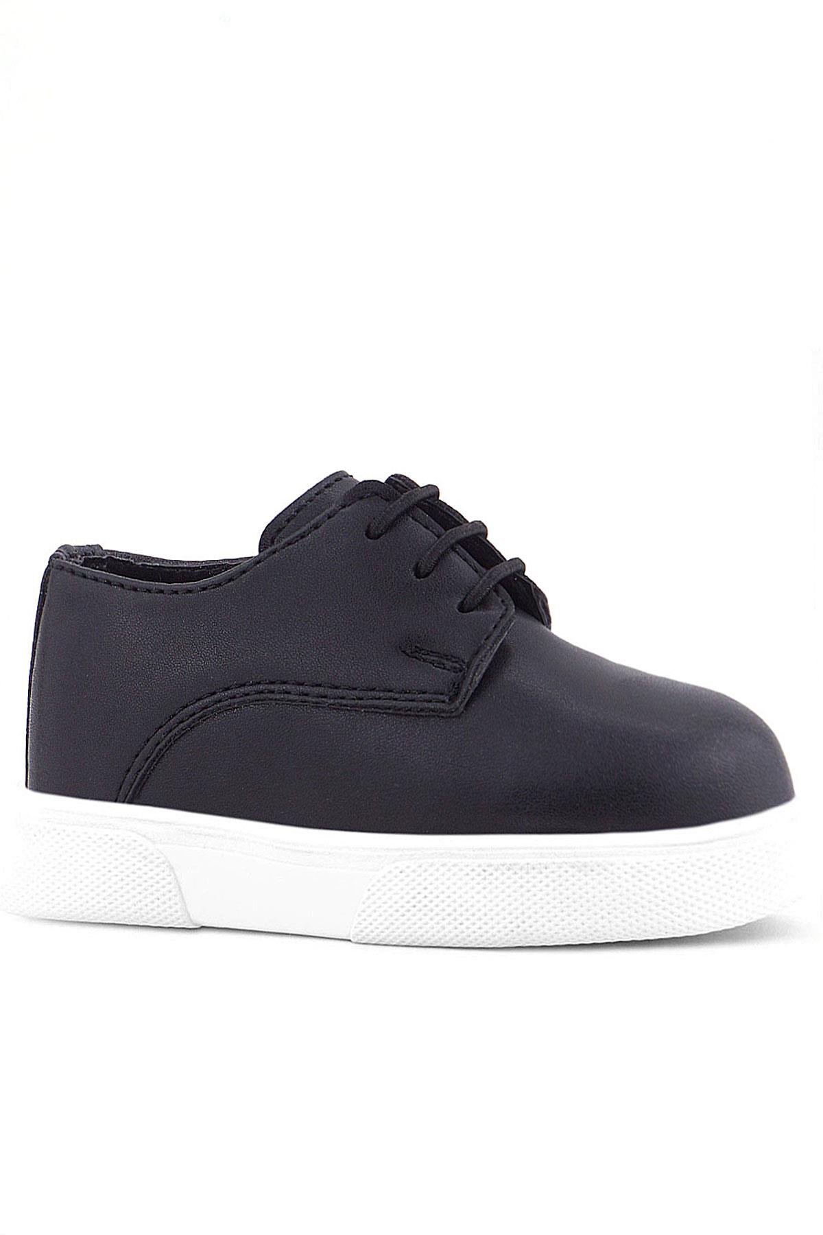 Rakerplus Derby Black Matte Classic Shoes For Boys