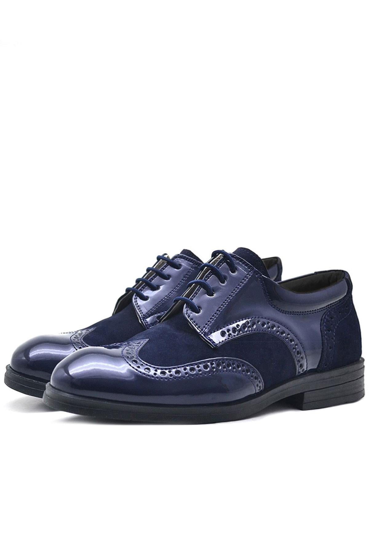 Rakerplus Titan Formal Patent Leather Young School Boys Shoes