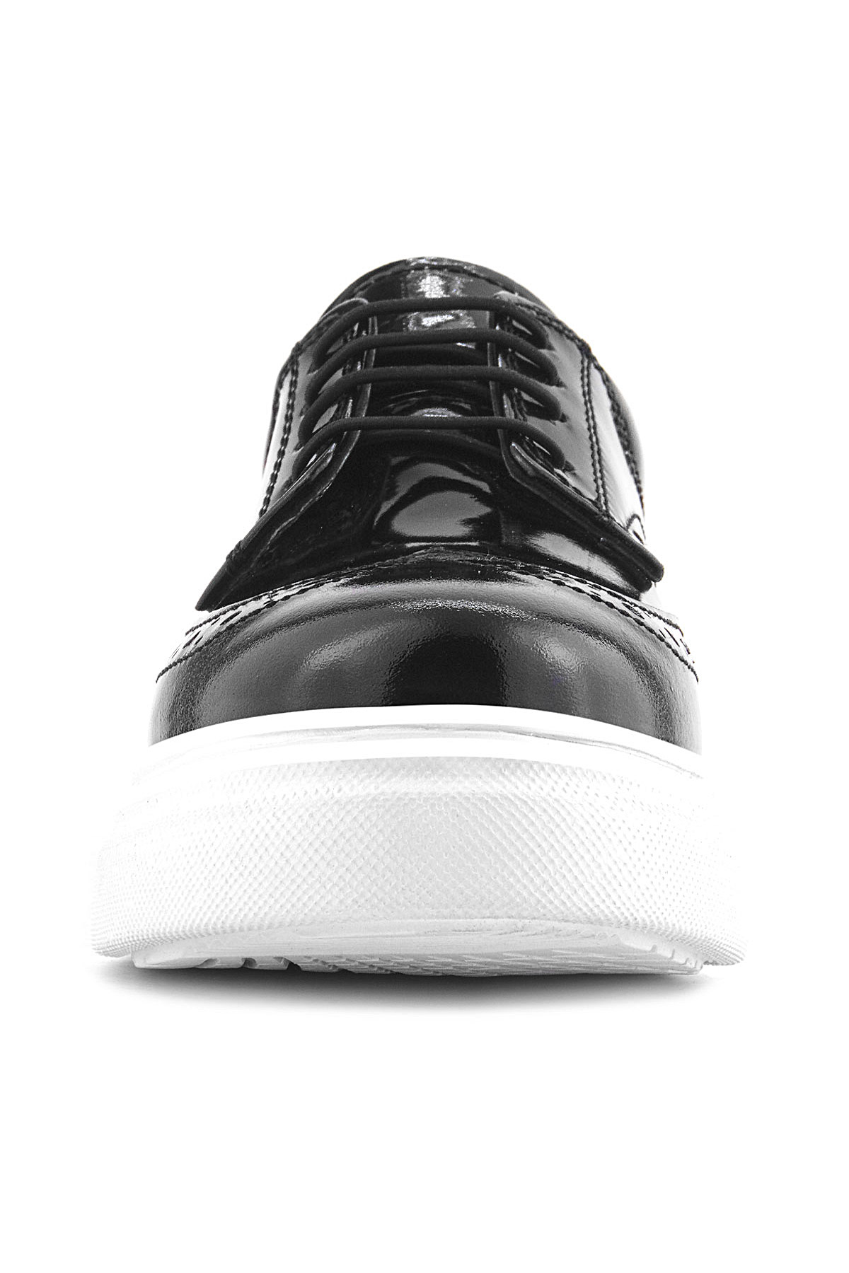 Rakerplus Hakiki Deri Siyah Rugan Oxford Çocuk Klasik Ayakkabı