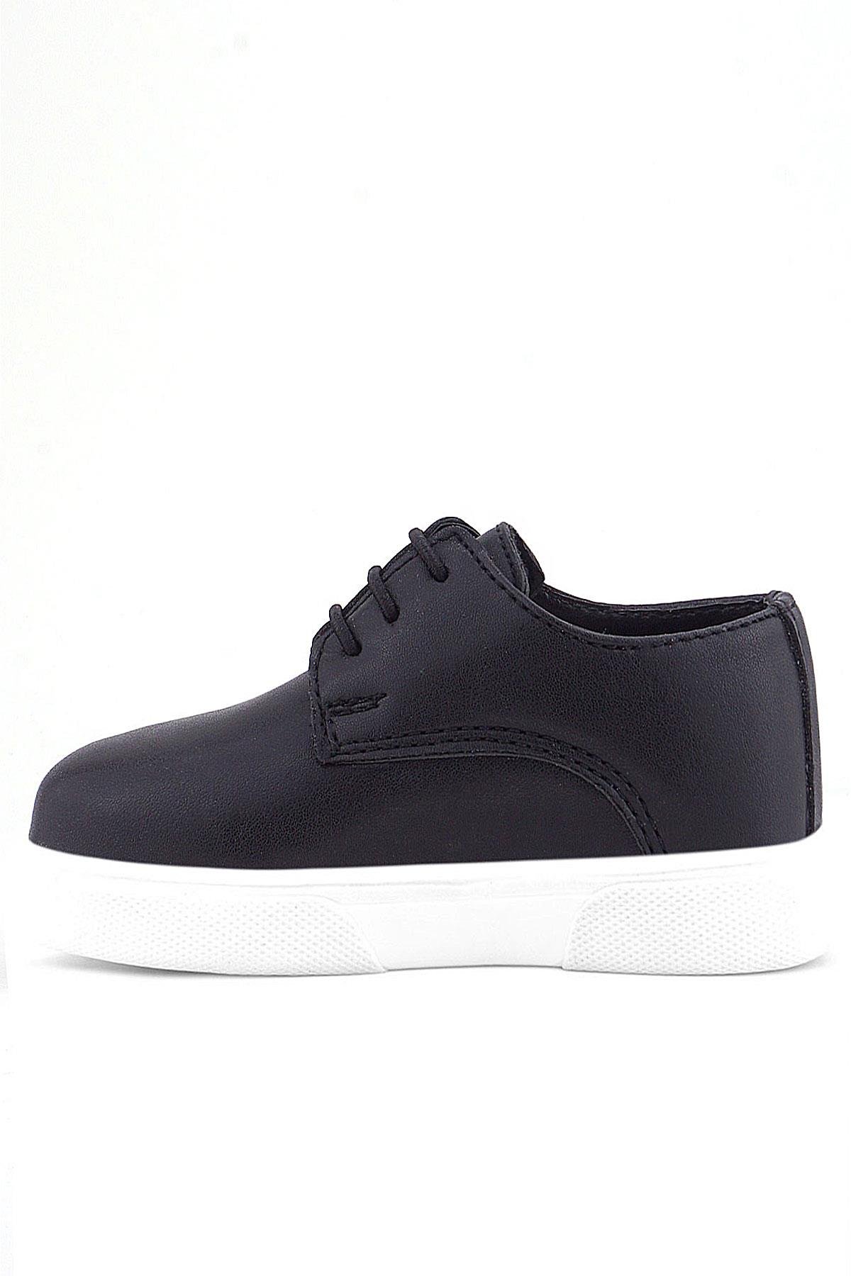 Rakerplus Derby Black Matte Classic Shoes For Boys