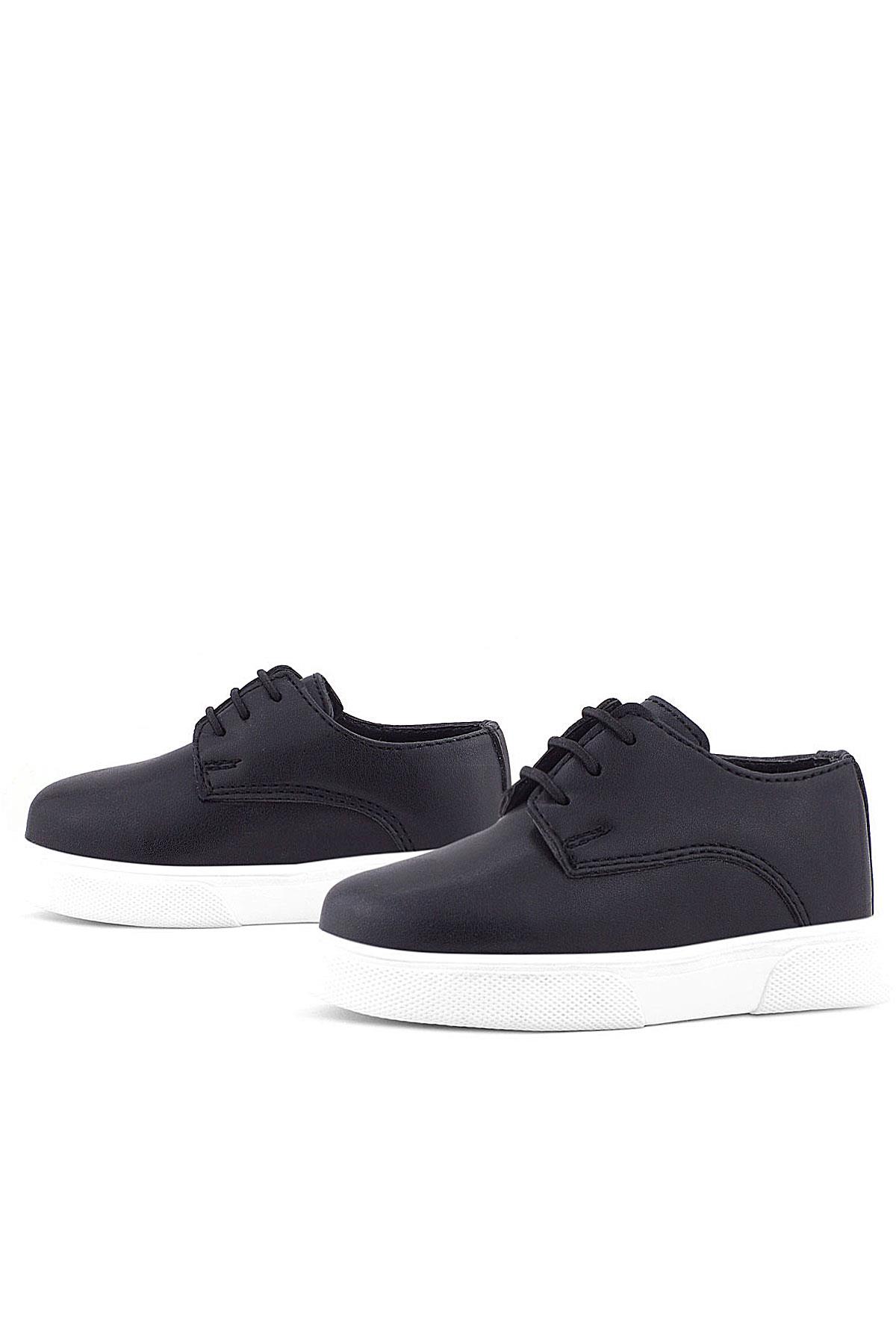 Rakerplus Derby Black Matte Classic Shoes For Boys