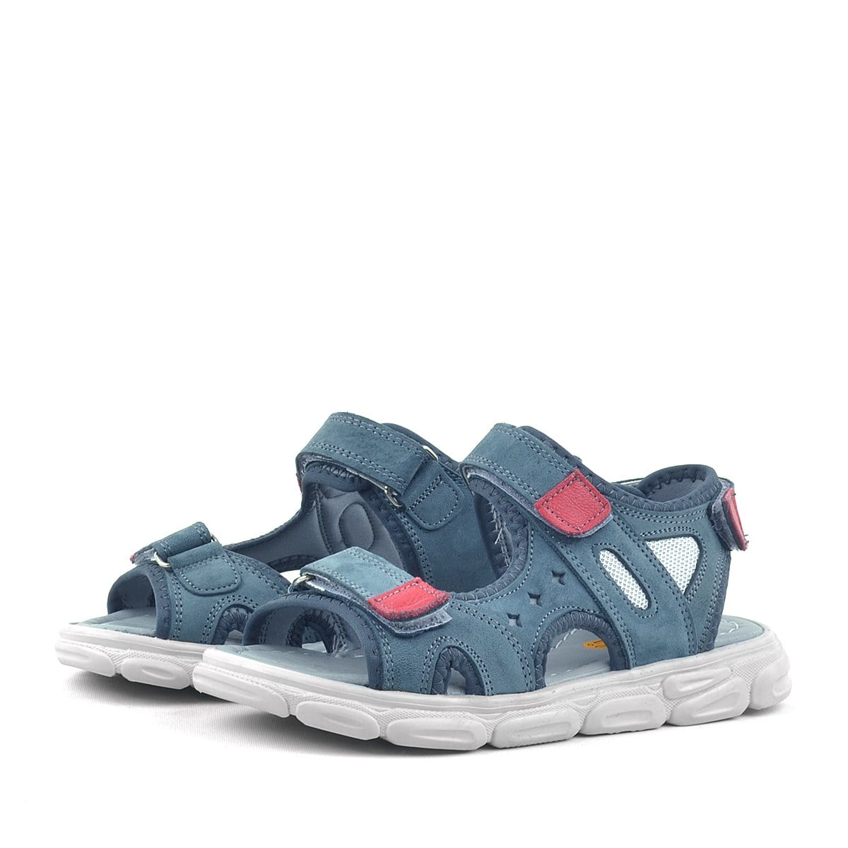 Rakerplus Flint Genuine Leather Gray Kids Sandals