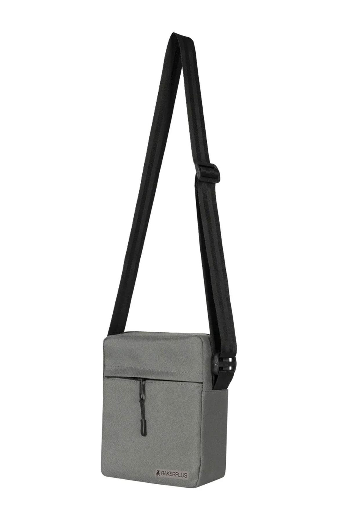 Rakerplus Gri 20x16x8 cm Unisex Omuz Çantası RC-0003-GR