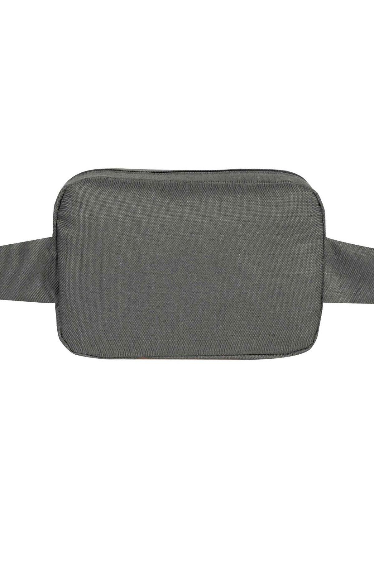 Rakerplus Gri Unisex Minimal 21x15x5 cm Bel ve Göğüs Çantası RC-0001-GR