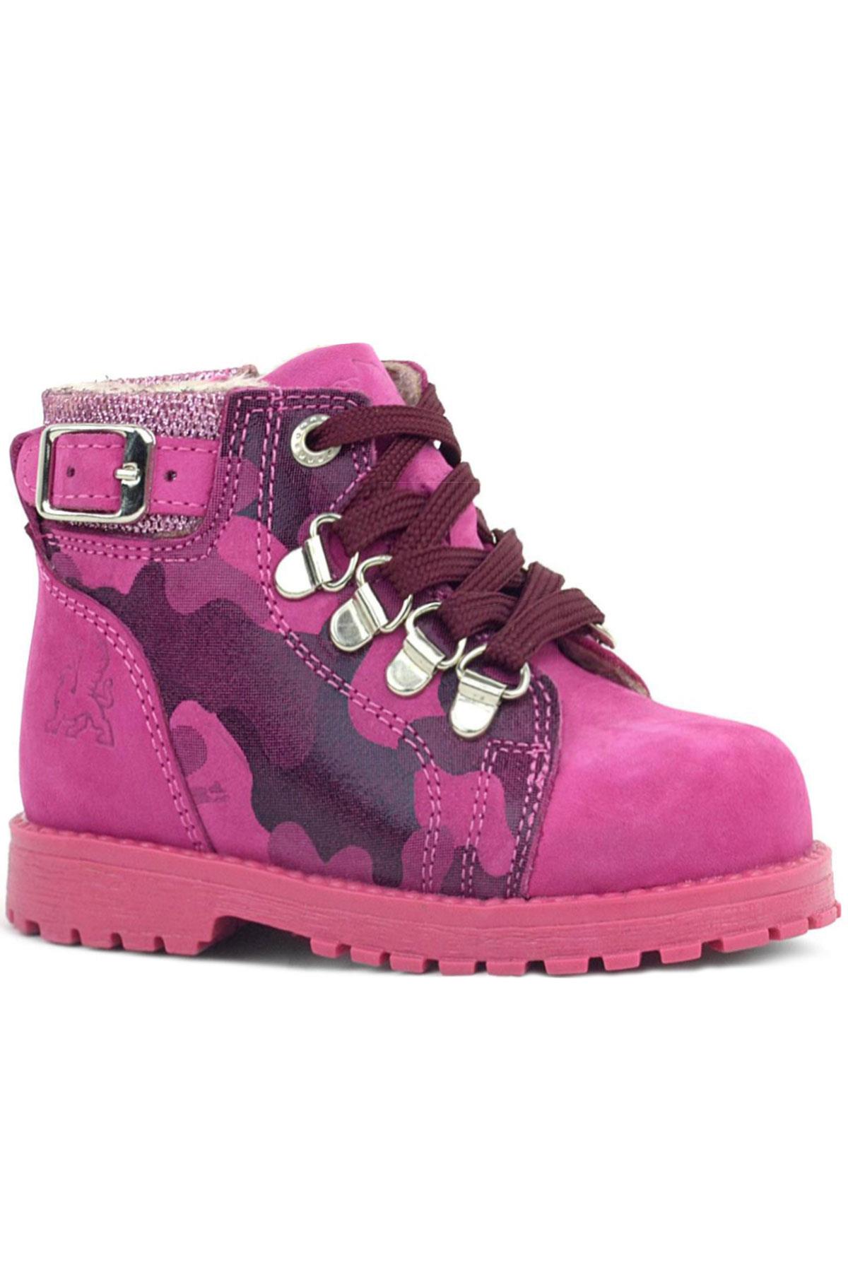 Rakerplus Griffon Genuine Leather Pink Camouflage Baby Boots 8028-PK.21
