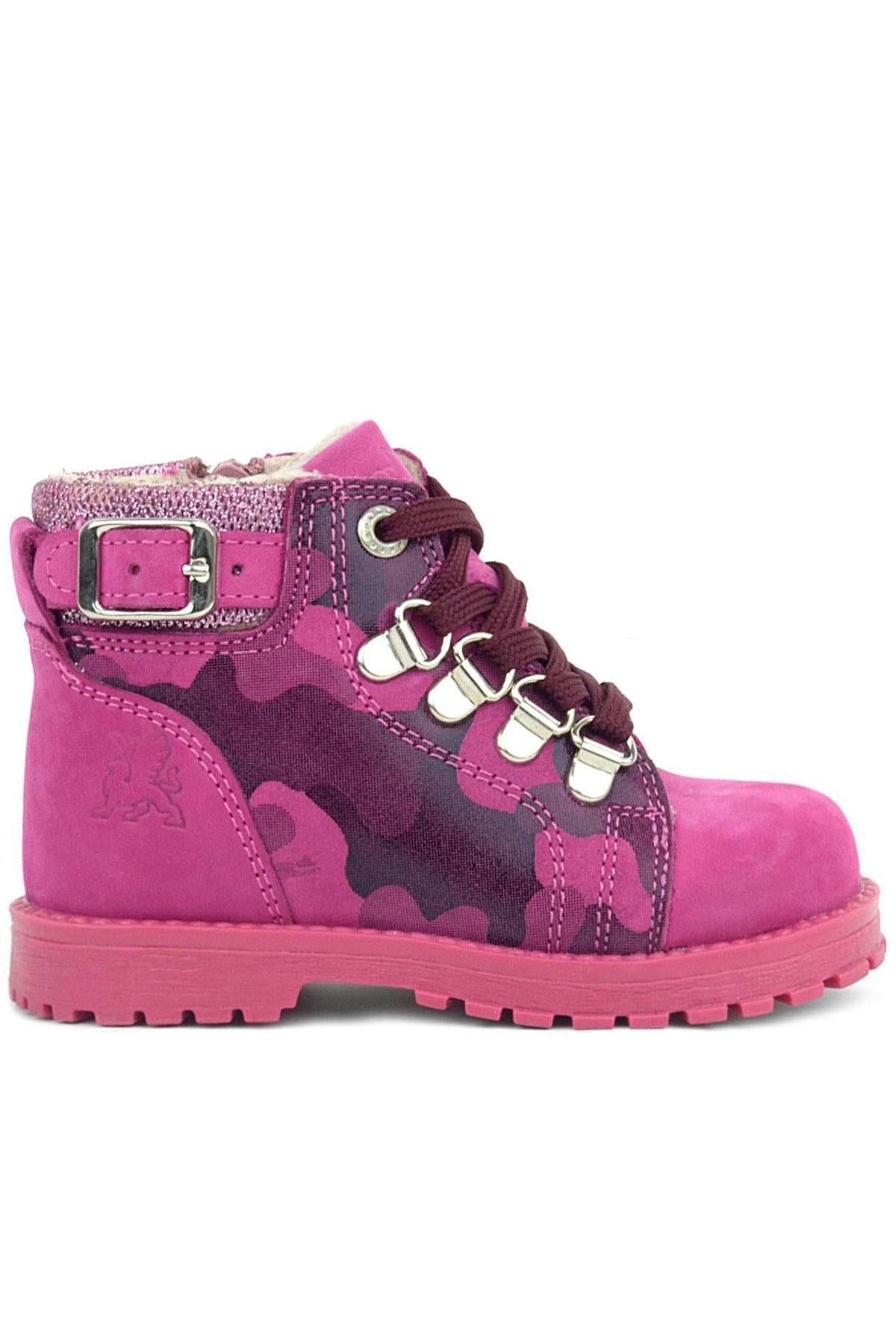 Rakerplus Griffon Genuine Leather Pink Camouflage Baby Boots 8028-PK.21