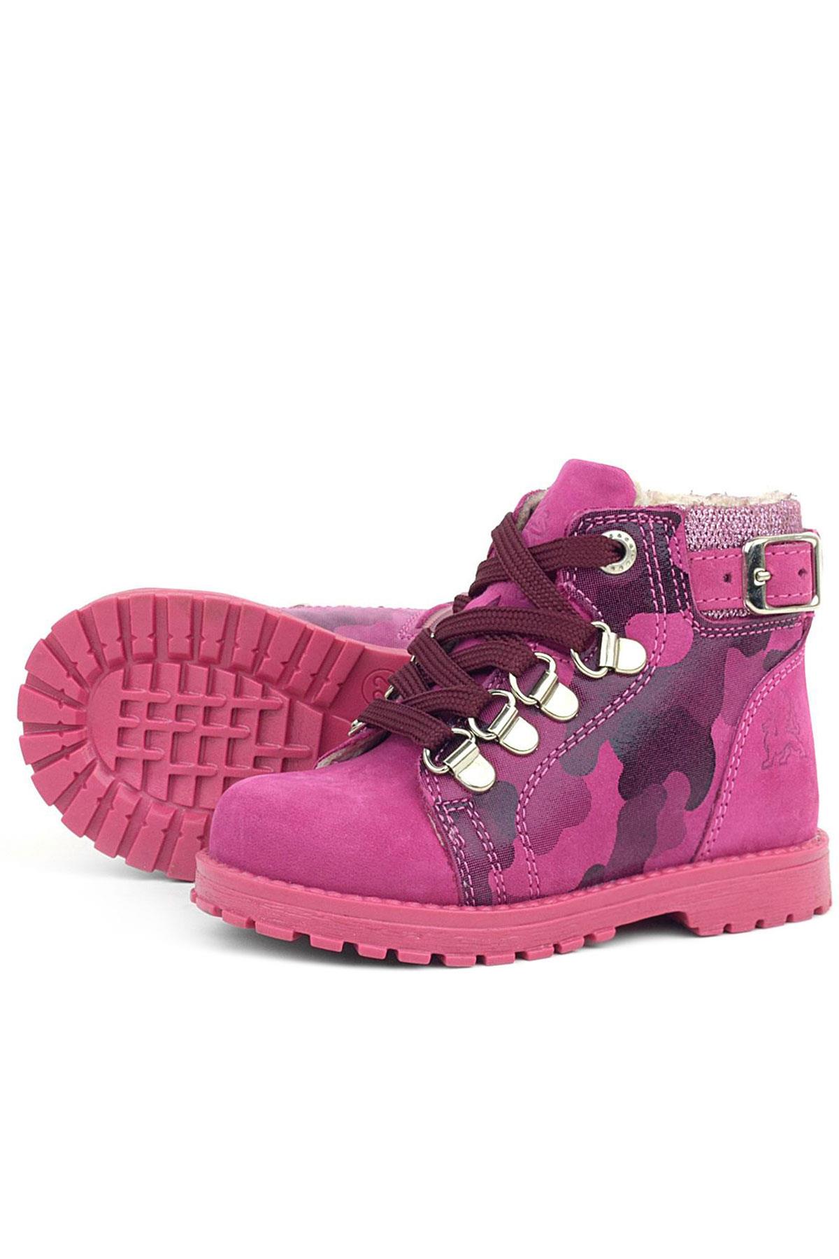 Rakerplus Griffon Genuine Leather Pink Camouflage Baby Boots 8028-PK.21