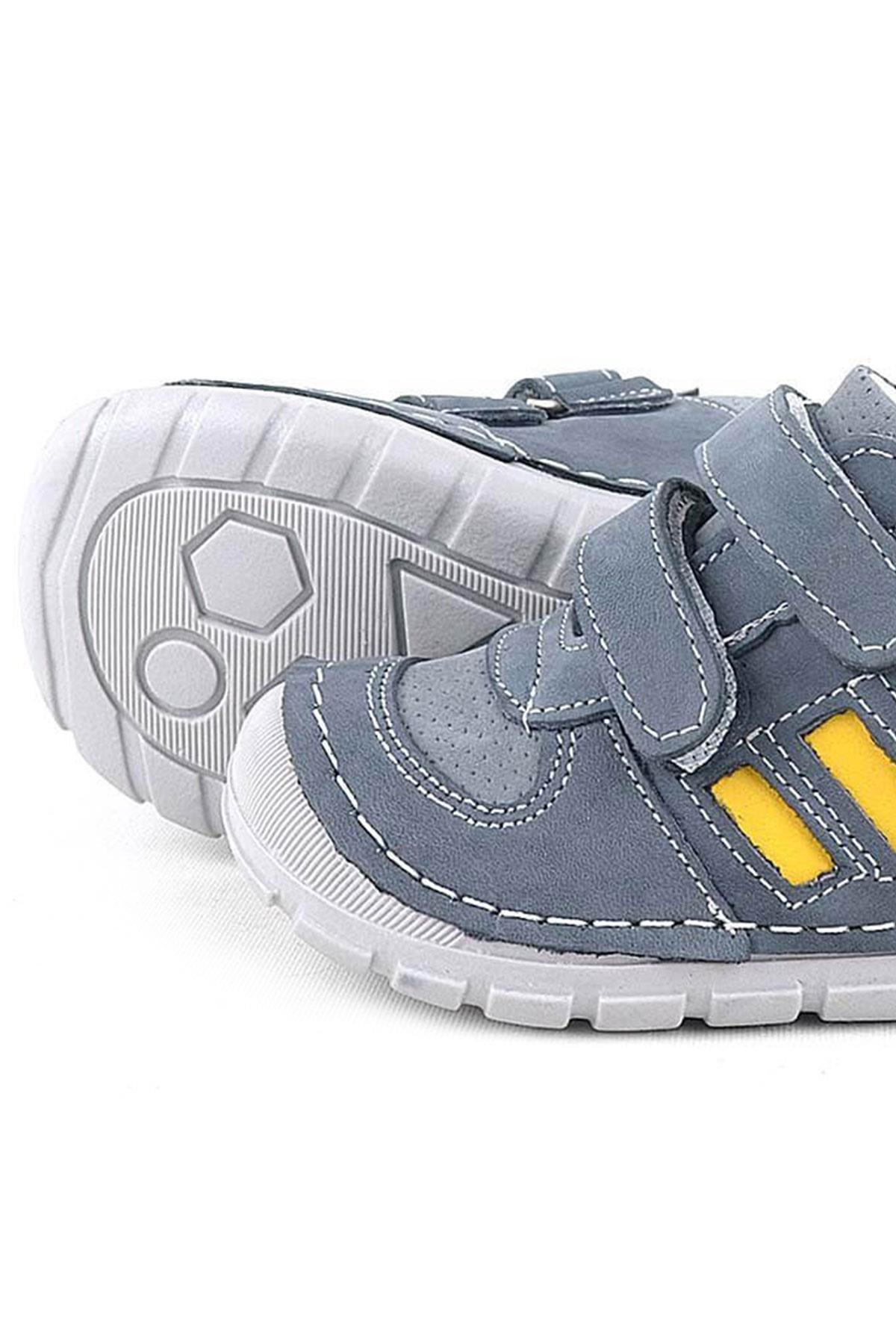 Rakerplus Genuine Leather Grey First Step Unisex Baby Shoes R520-GG.19
