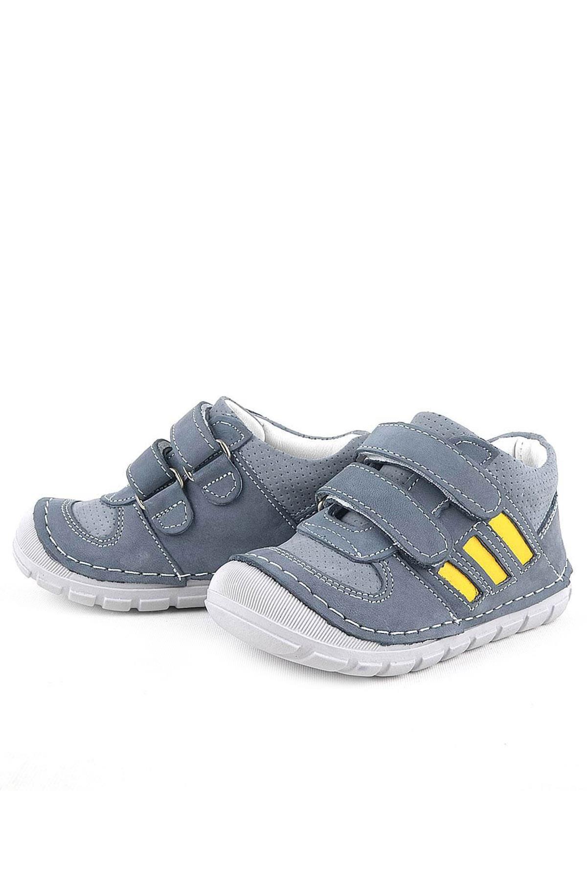 Rakerplus Genuine Leather Grey First Step Unisex Baby Shoes R520-GG.19