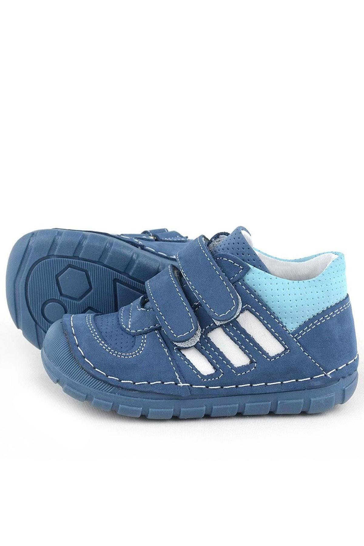 Rakerplus Genuine Leather Navy Blue First Step Baby Boys Shoes R520-L.19