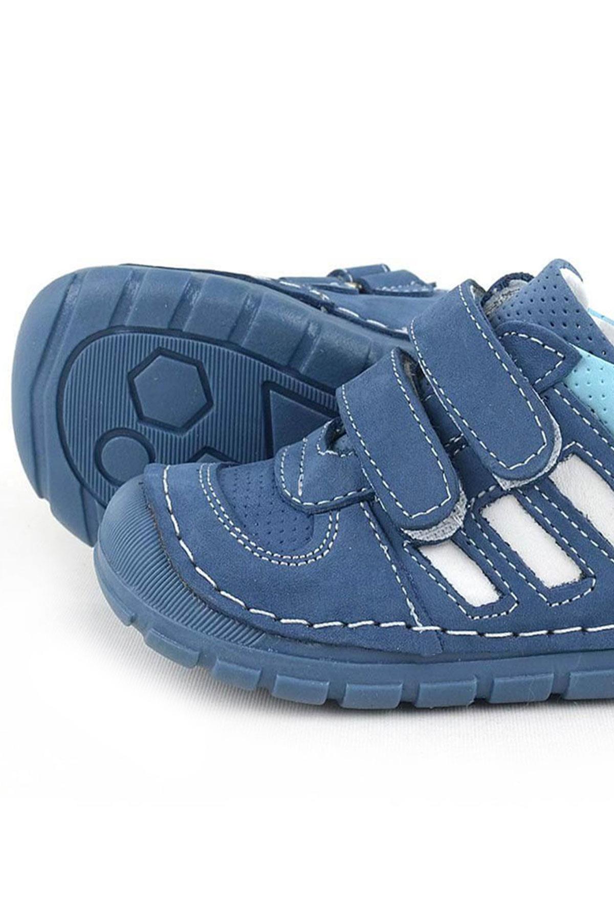 Rakerplus Genuine Leather Navy Blue First Step Baby Boys Shoes R520-L.19